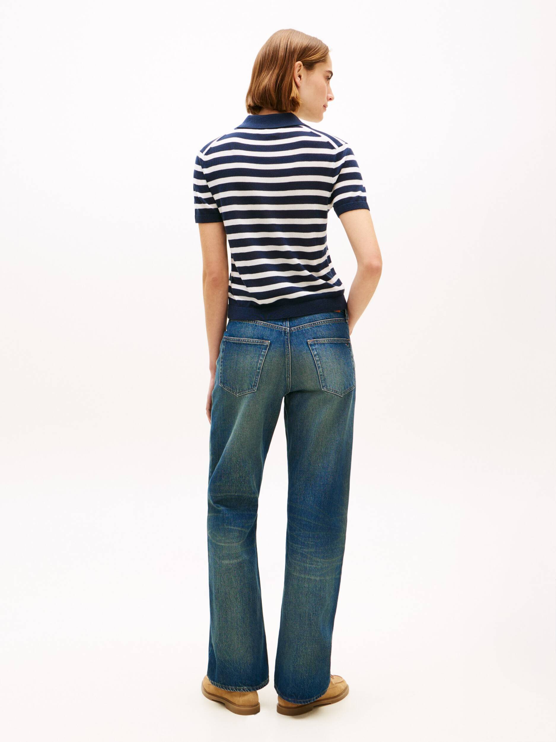 Tommy Hilfiger Polo | Slim Fit cu adaos de mătase