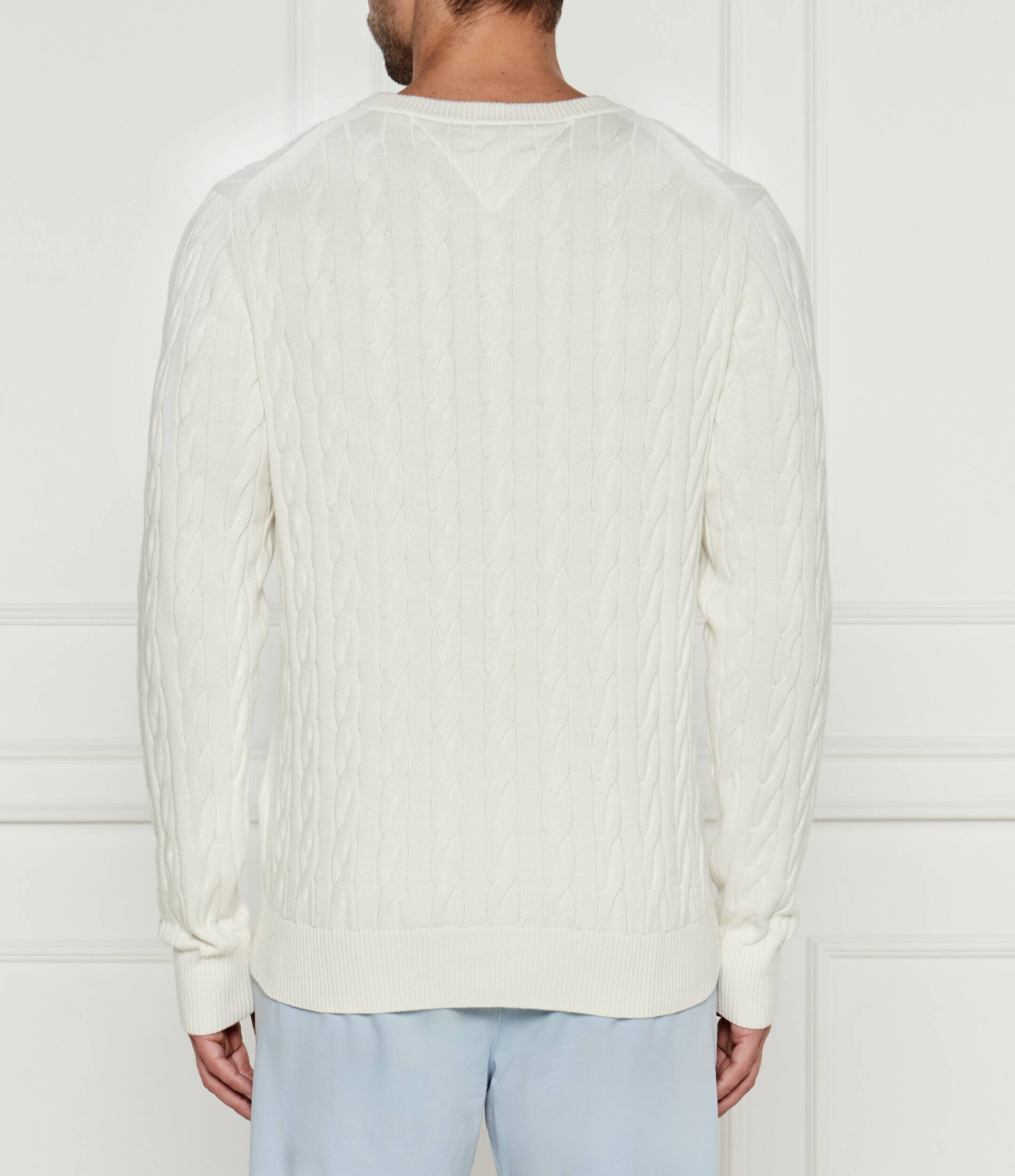 Tommy Hilfiger Pulover CLASSIC CABLE TH x F.C. Liverpool | regular fit