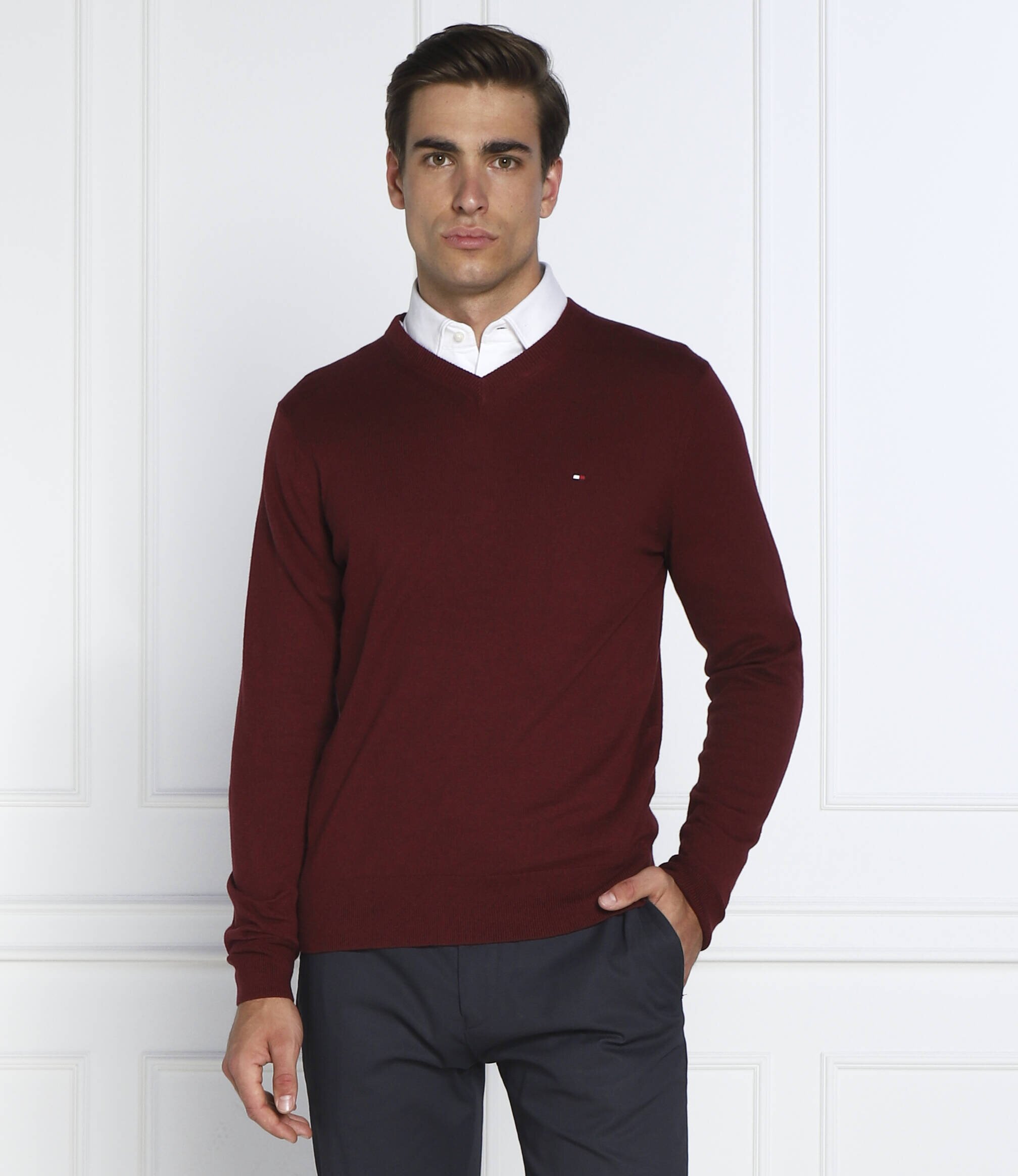 Tommy Hilfiger Pulover | Regular Fit cu adaos de cașmir