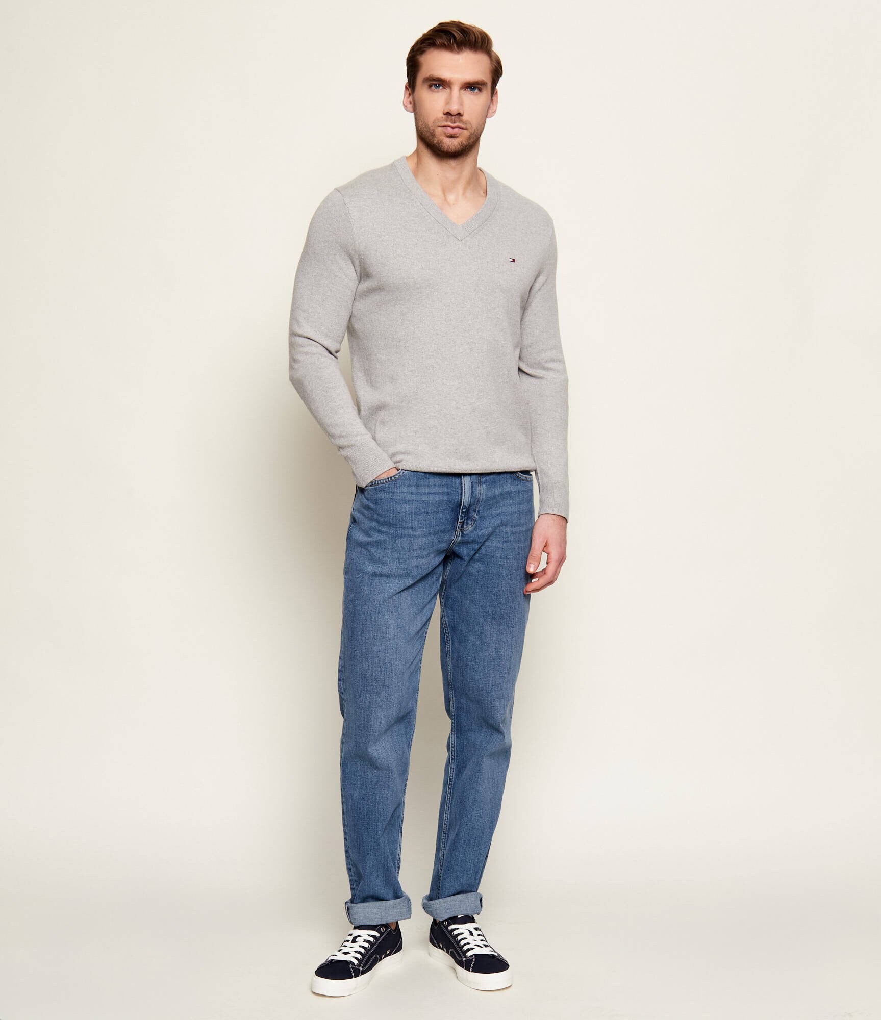 Tommy Hilfiger Pulover | Regular Fit cu adaos de cașmir