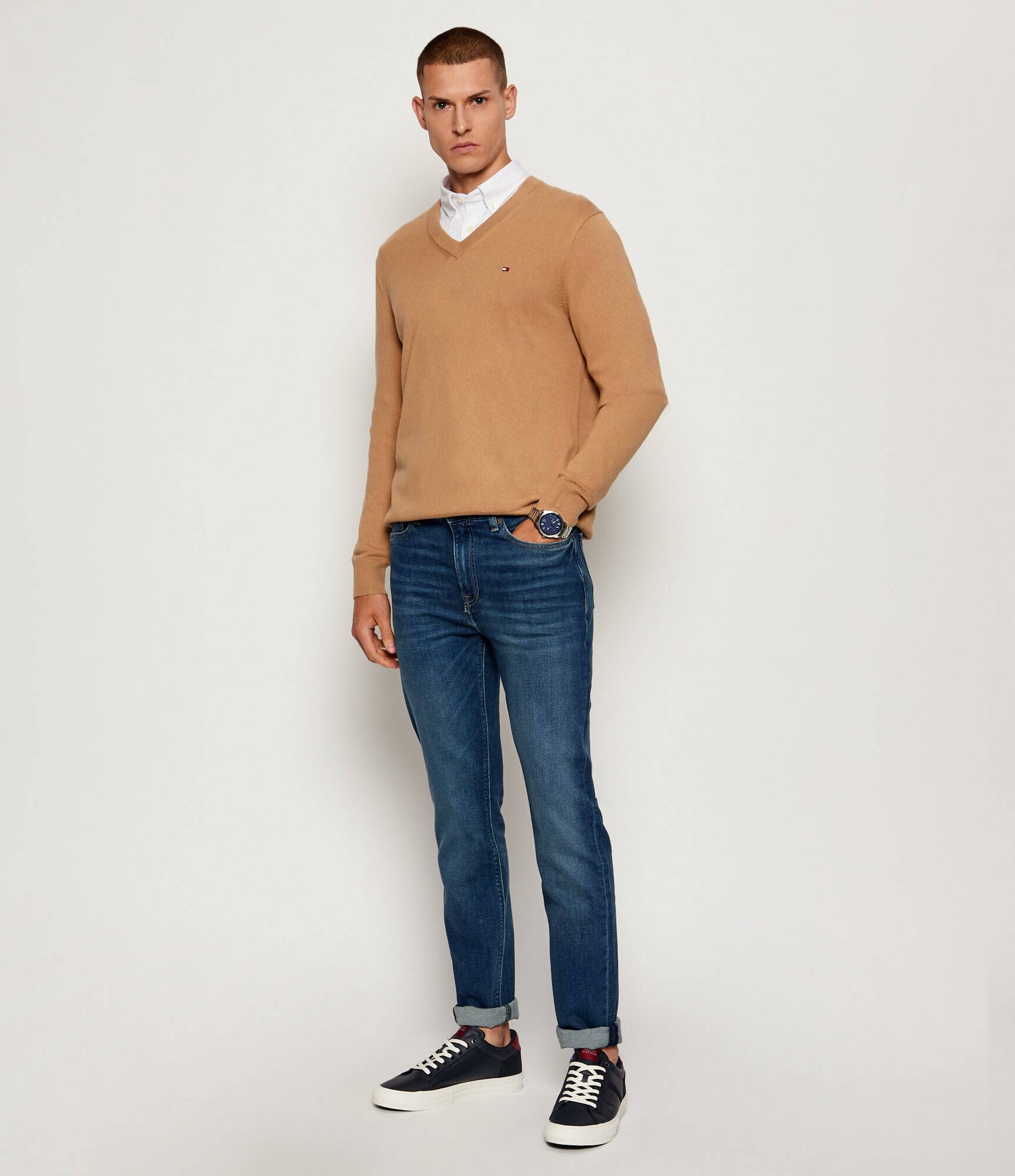 Tommy Hilfiger Pulover | regular fit cu adaos de cașmir