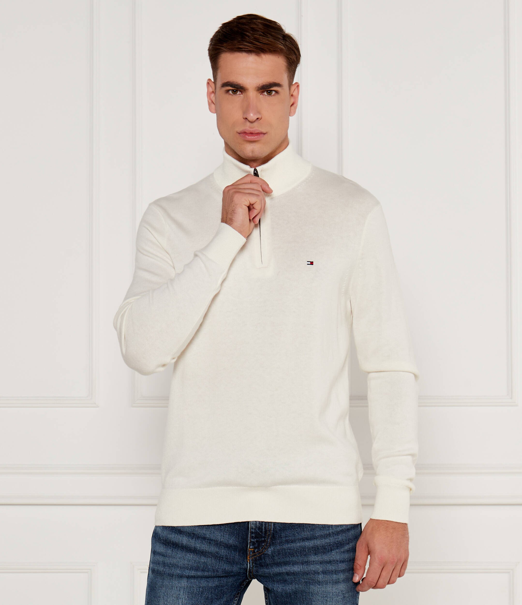 Tommy Hilfiger Pulover | Regular Fit cu adaos de cașmir