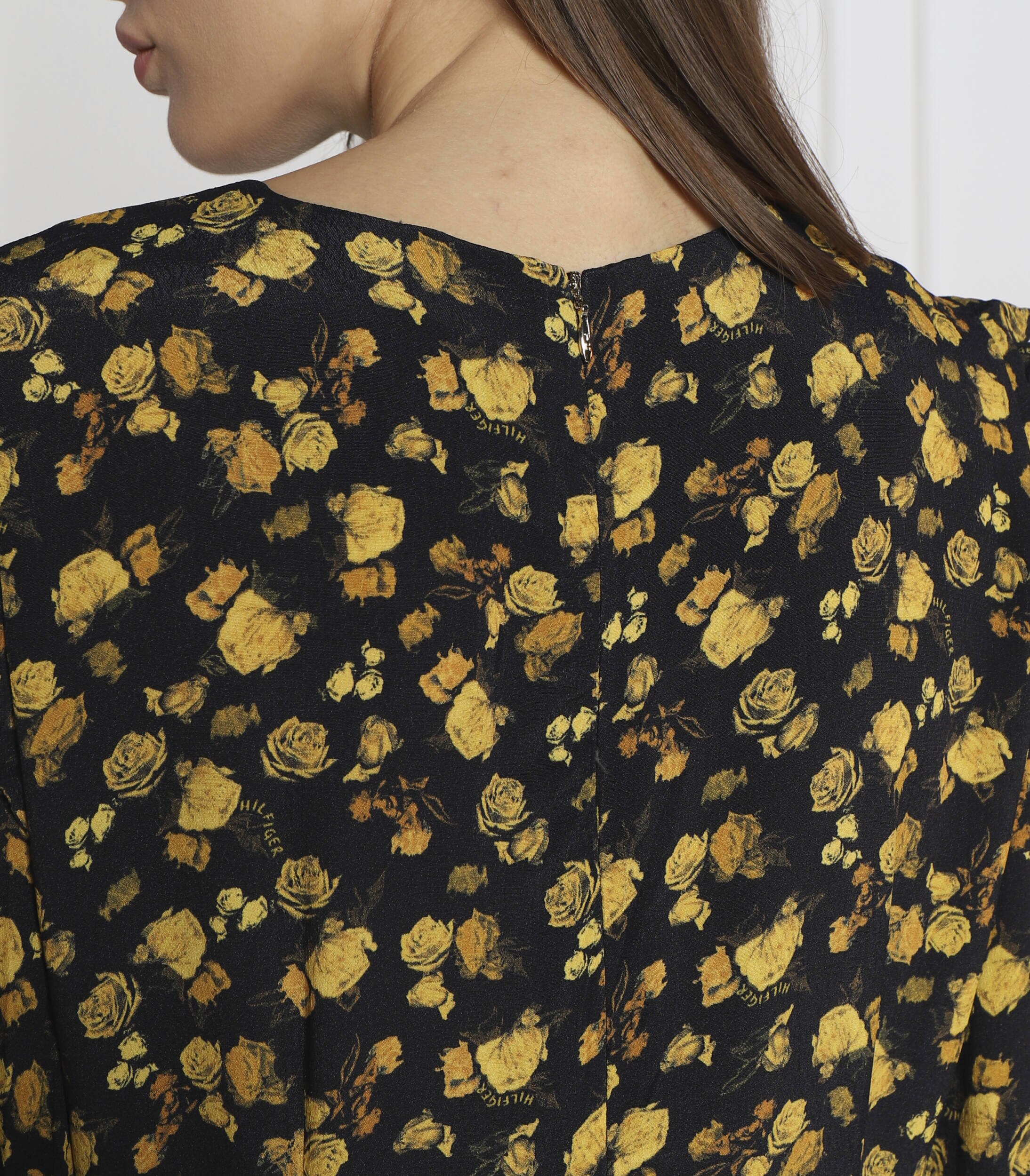 Tommy Hilfiger Rochie MOSS CREPE ROSE