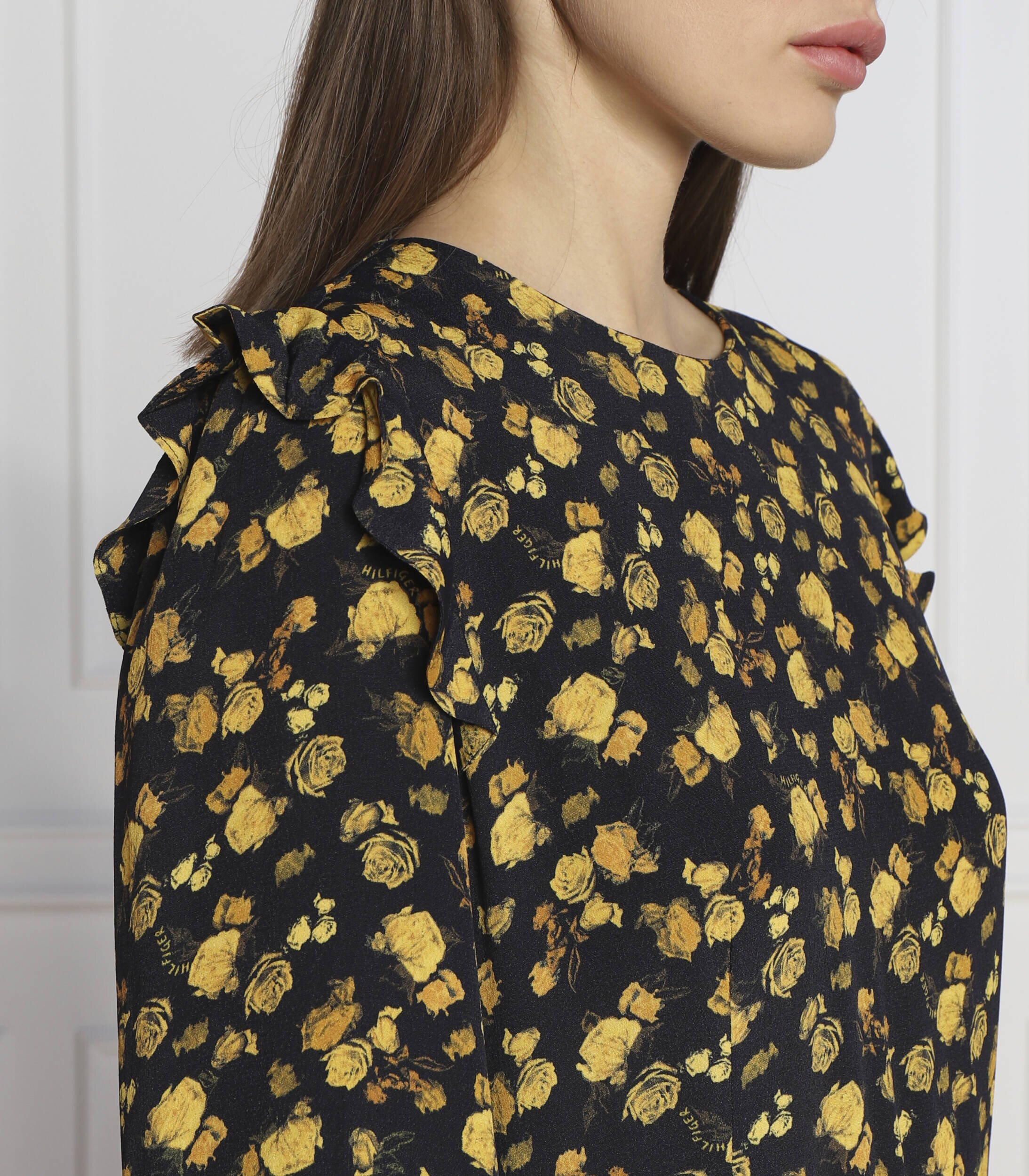 Tommy Hilfiger Rochie MOSS CREPE ROSE