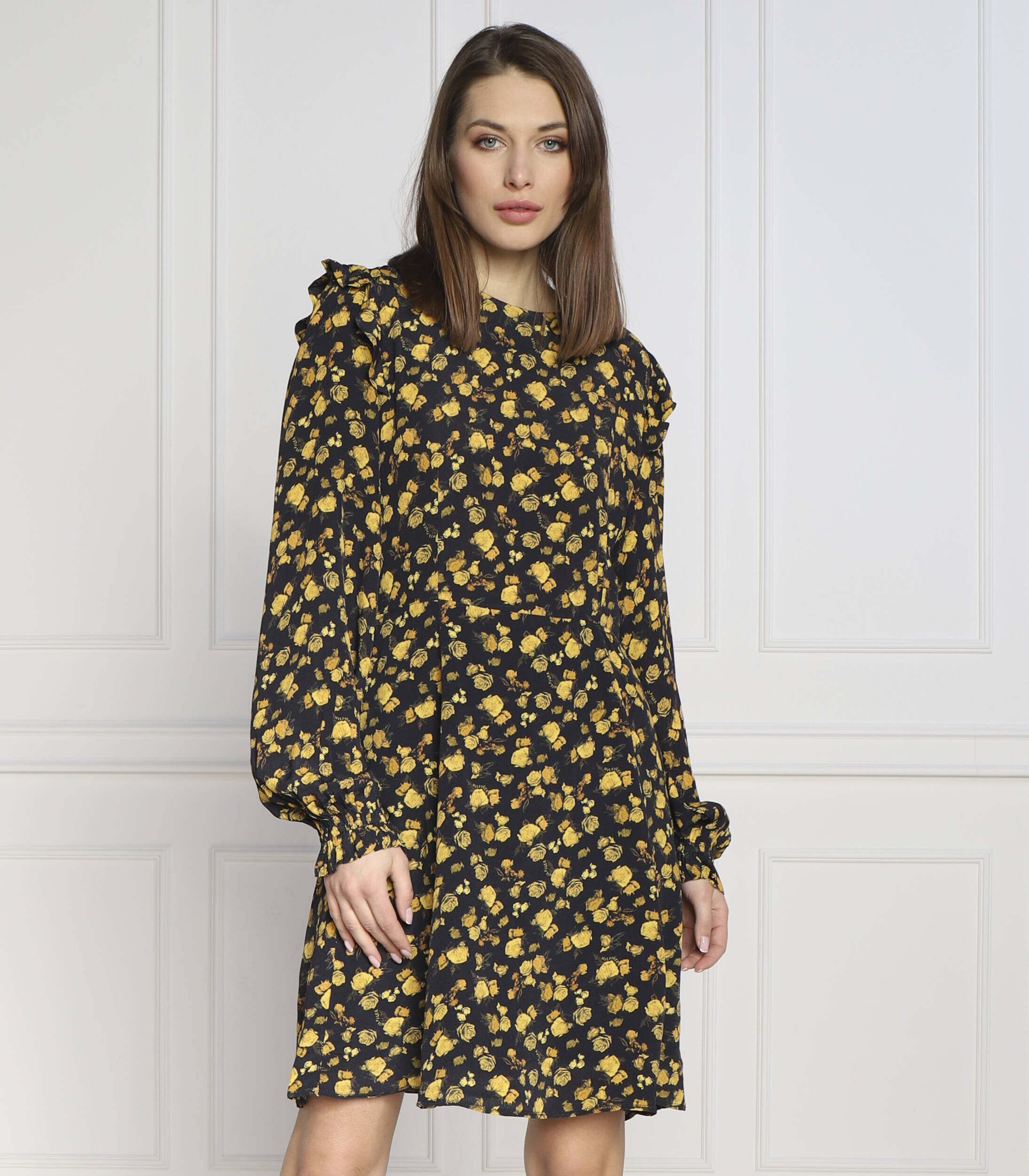 Tommy Hilfiger Rochie MOSS CREPE ROSE