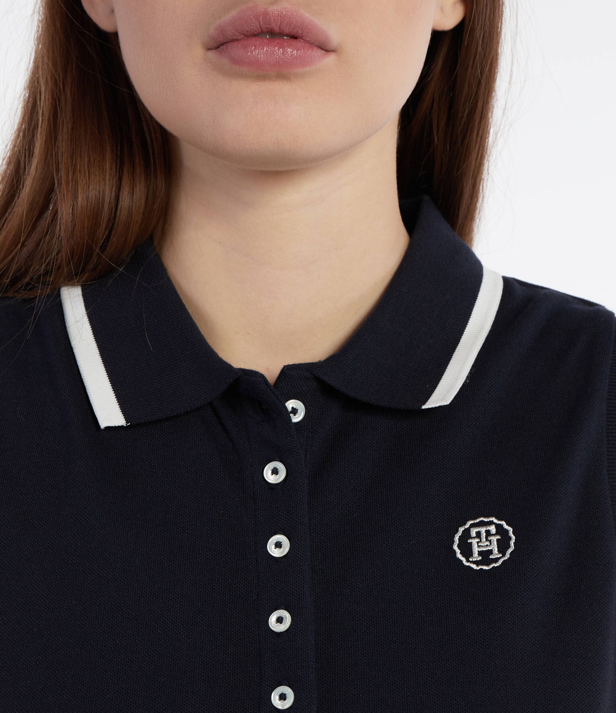 Tommy Hilfiger Rochie SMD TIP LYCLL MIDI POLO DRS NS