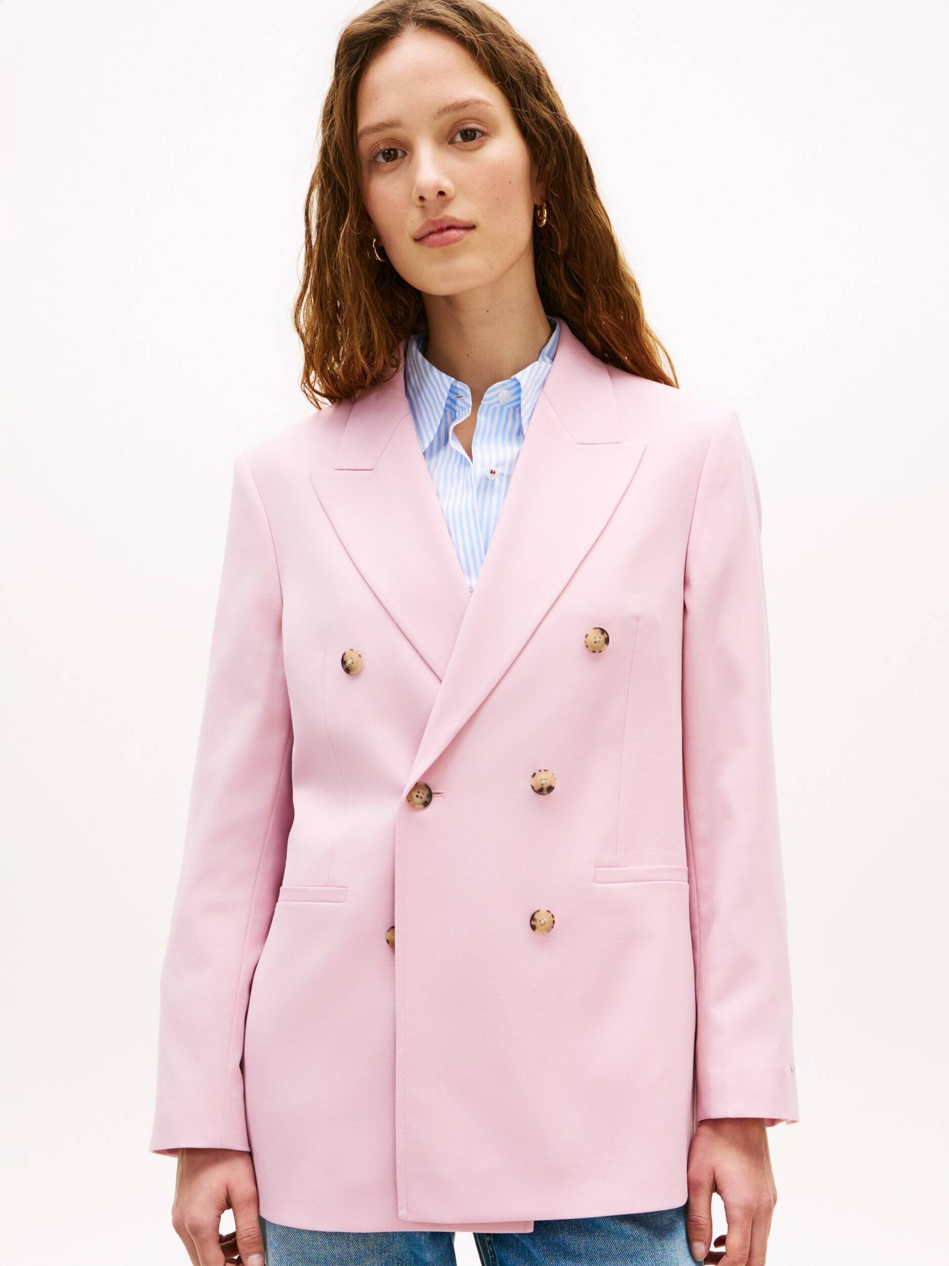 Tommy Hilfiger Sacou | Loose fit cu adaos de lână