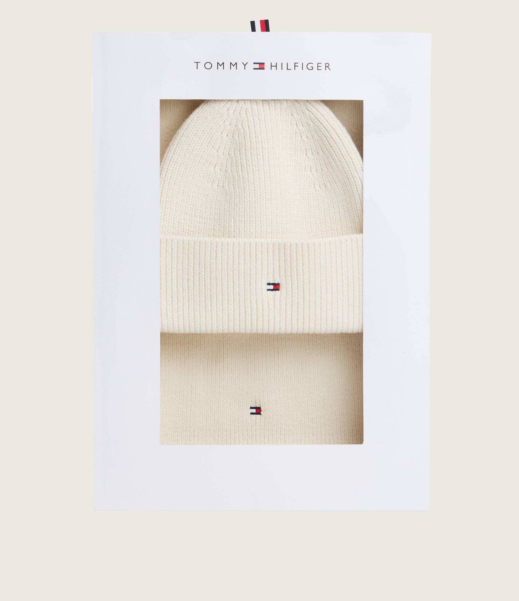 Tommy Hilfiger Șal + căciulă cu adaos de lână