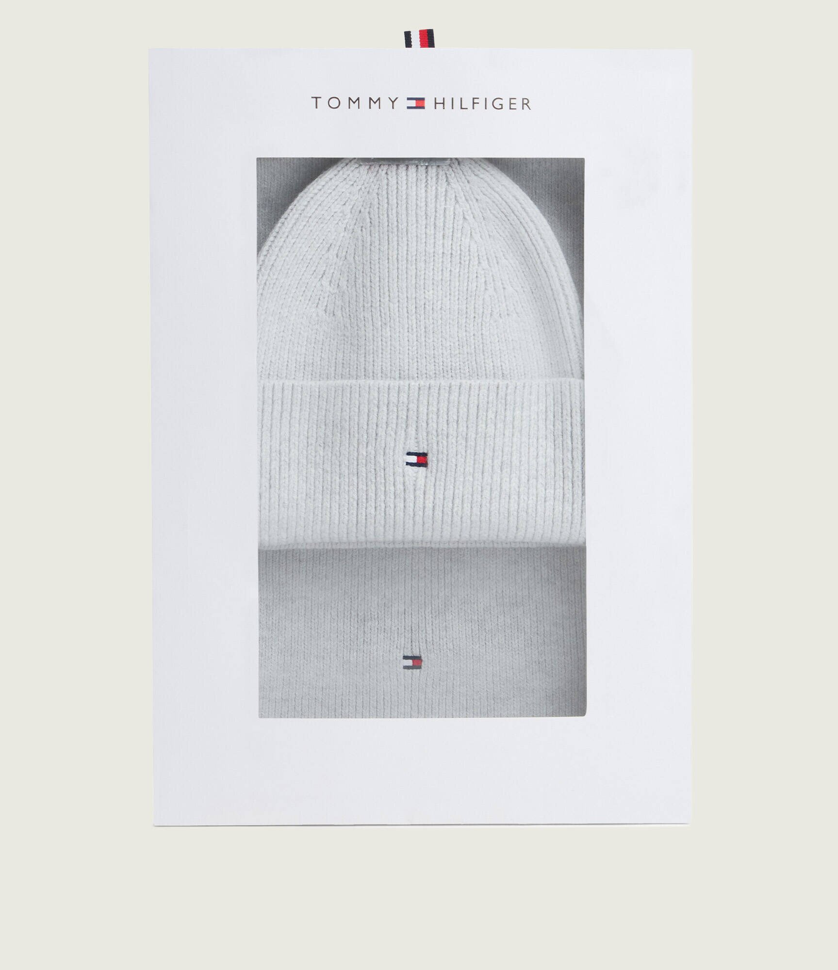 Tommy Hilfiger Șal + căciulă cu adaos de lână