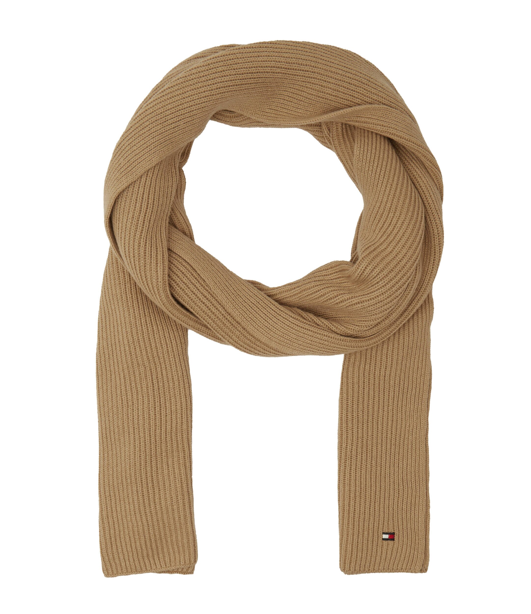 Tommy Hilfiger Șal ESSENTIAL FLAG SCARF cu adaos de cașmir