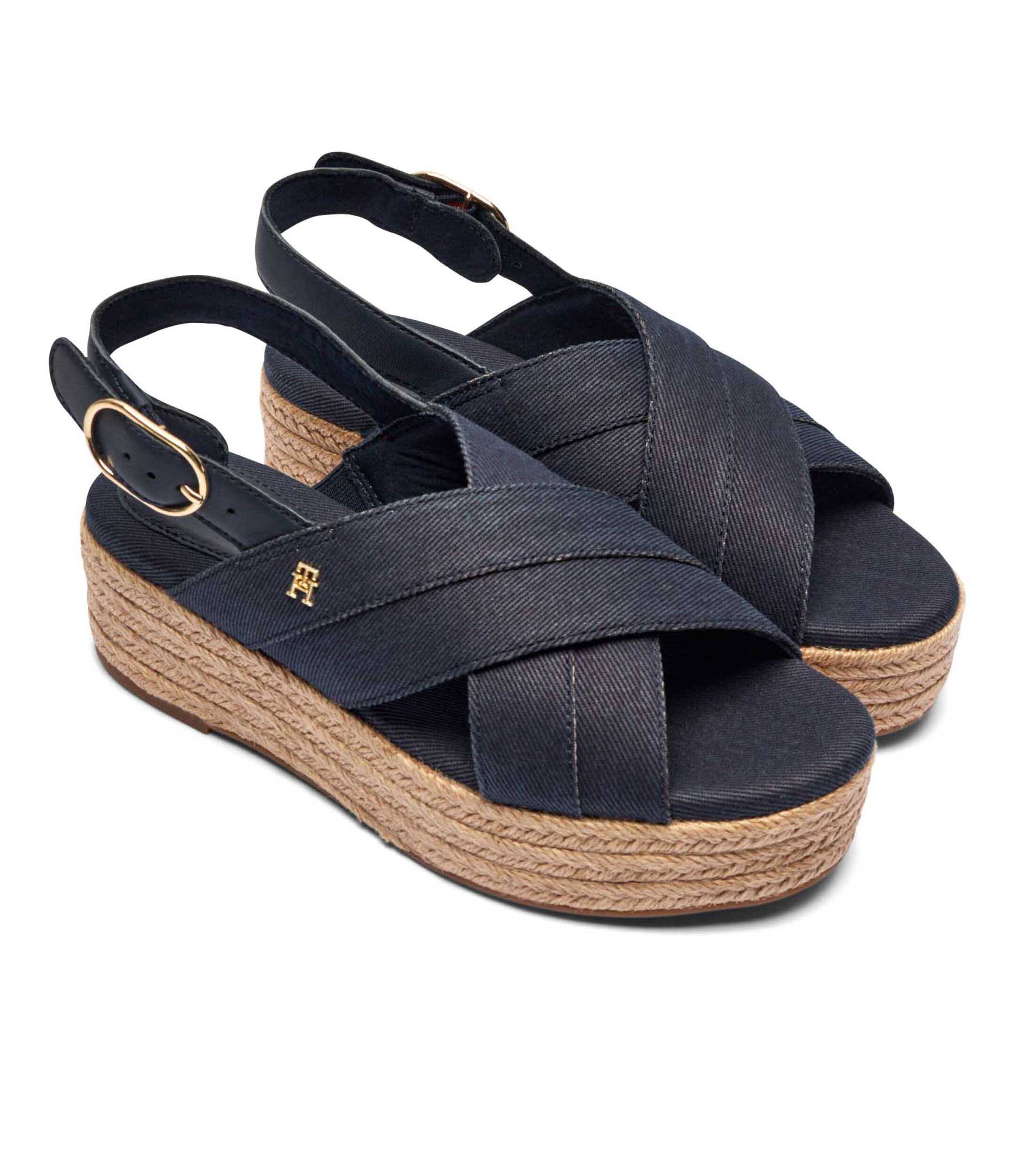 Tommy Hilfiger Sandale cu adaos de piele