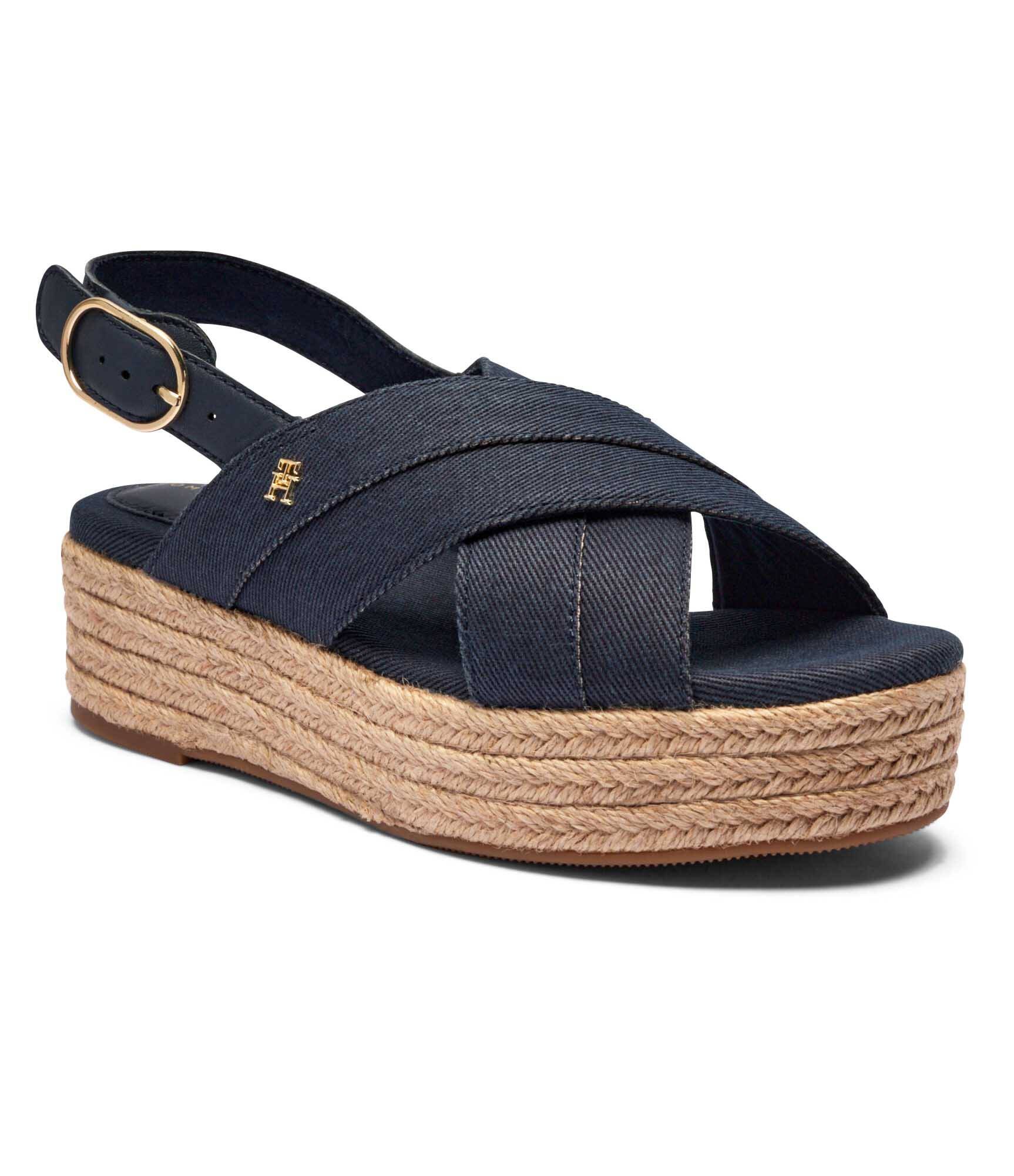 Tommy Hilfiger Sandale cu adaos de piele