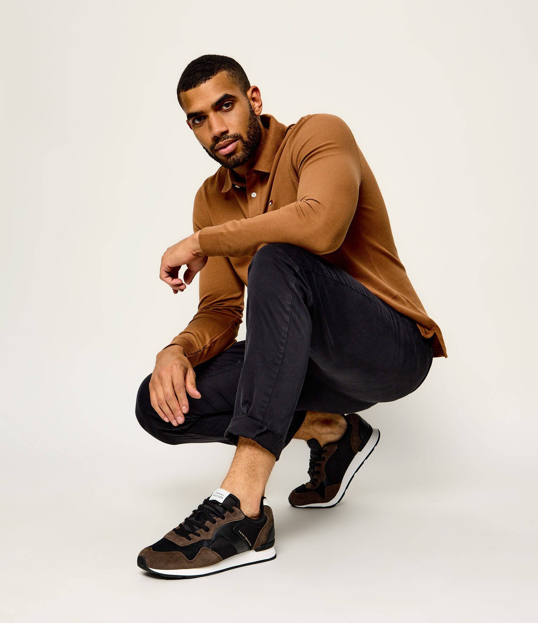 Tommy Hilfiger Sneakers Core Mix | piele întoarsă