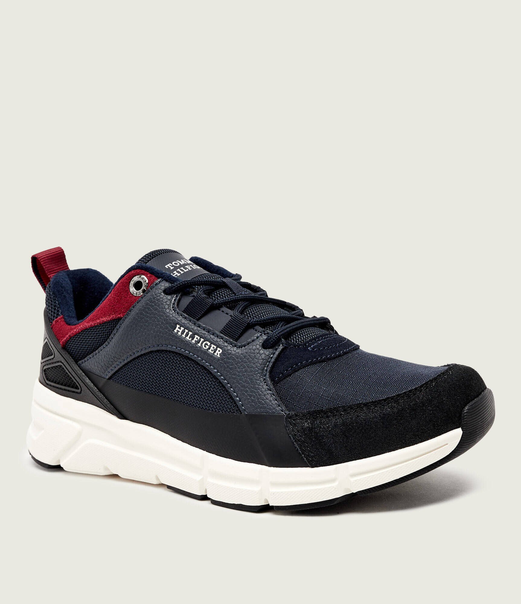 Tommy Hilfiger Sneakers cu adaos de piele