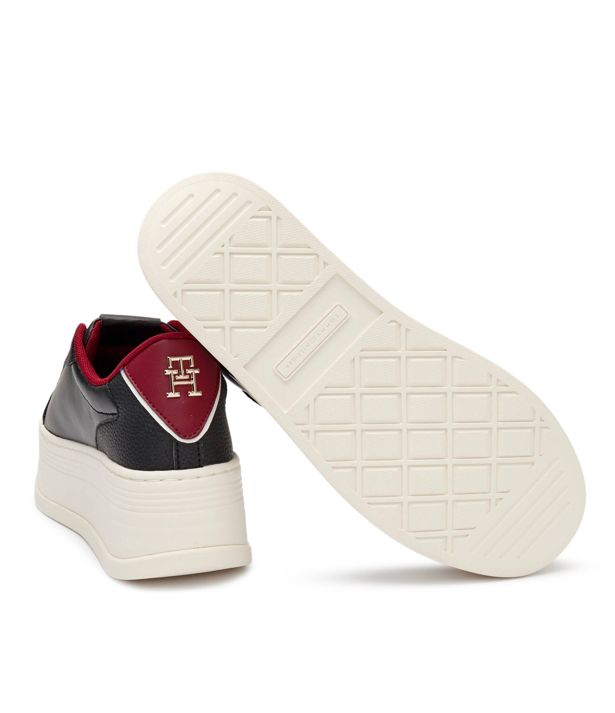 Tommy Hilfiger Sneakers cu adaos de piele