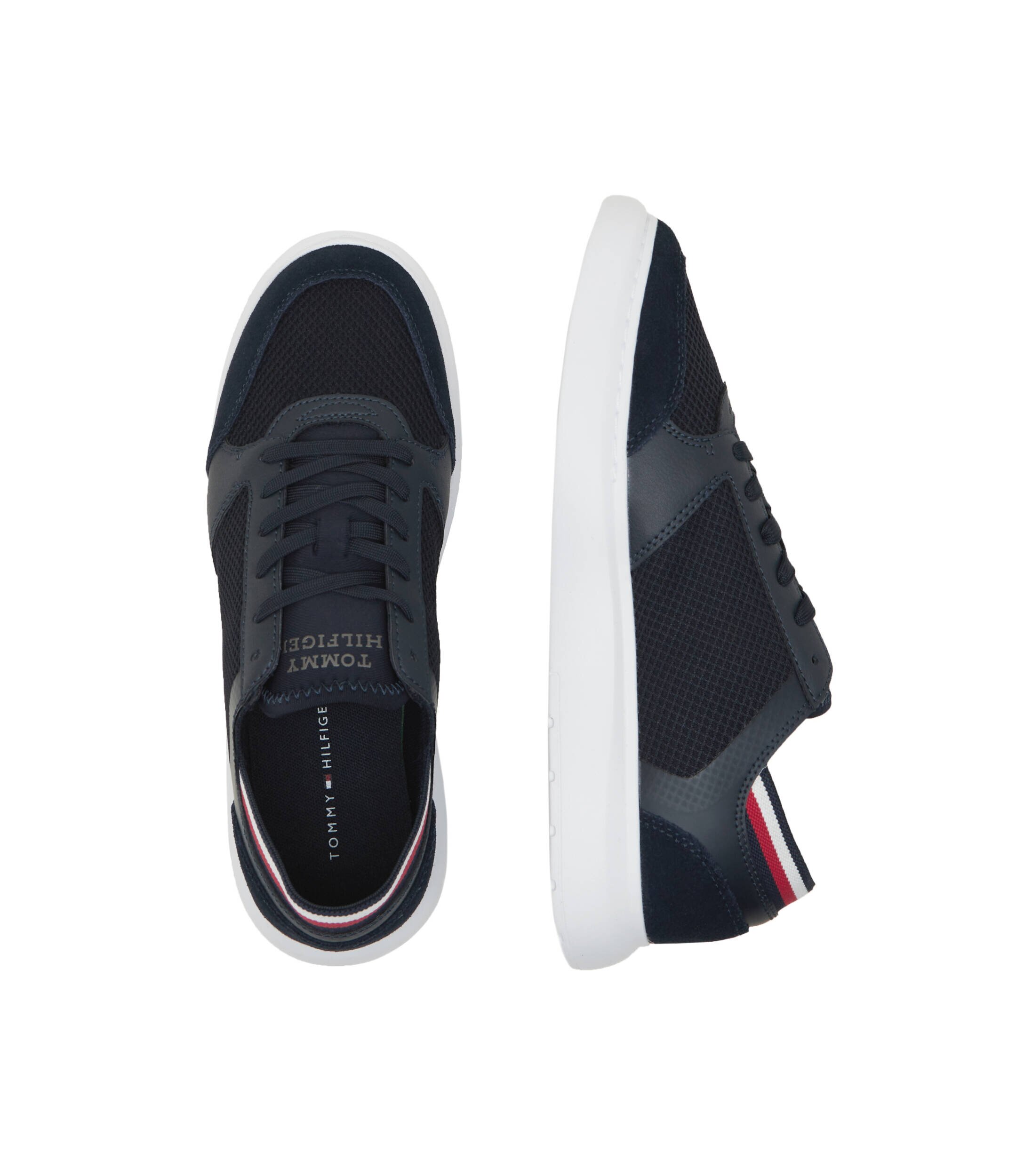 Tommy Hilfiger Sneakers cu adaos de piele