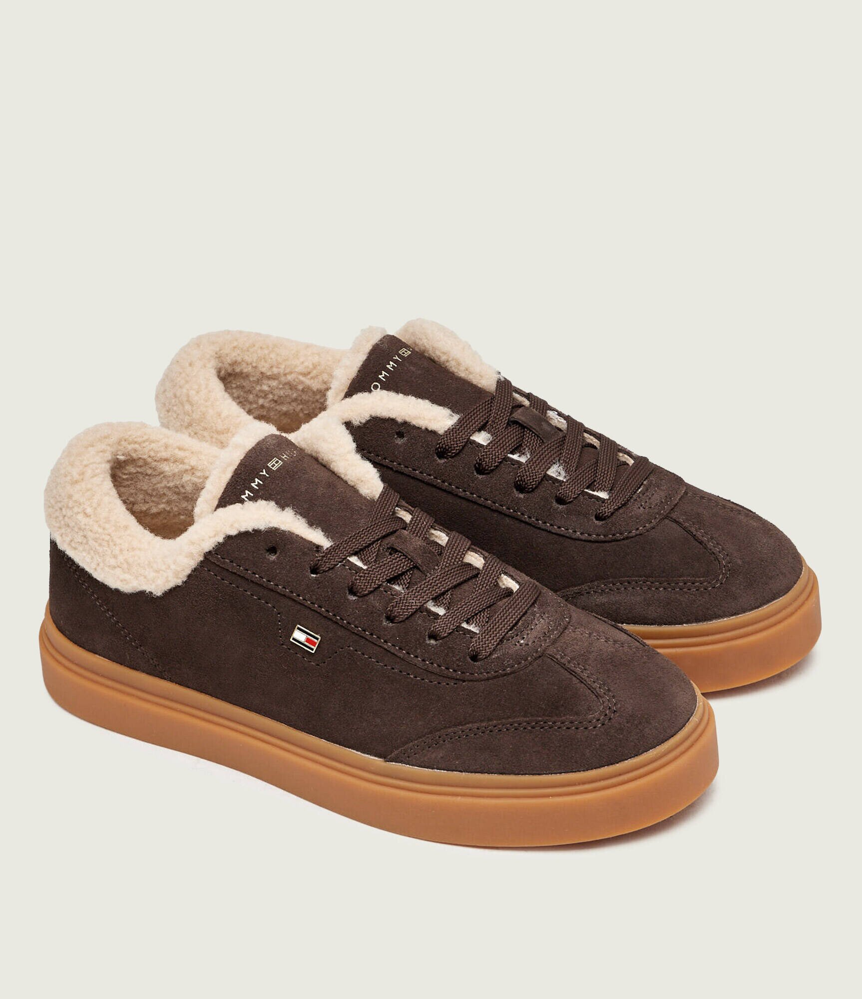 Tommy Hilfiger Sneakers Cupsole | shearling | piele întoarsă