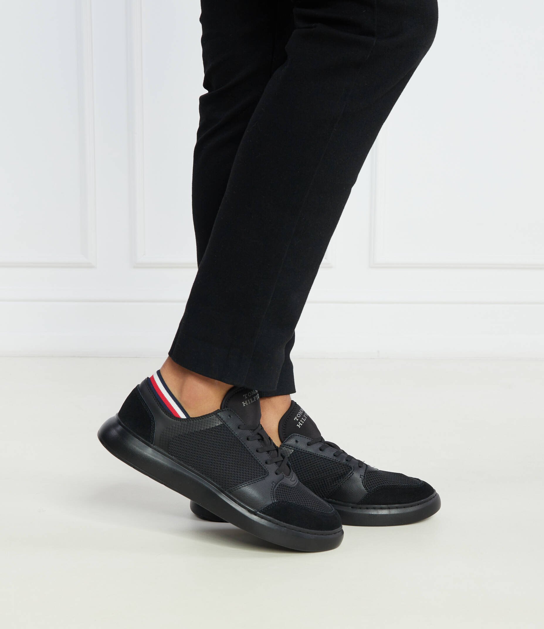 Tommy Hilfiger Sneakers LIGHTWEIGHT CUP SEASONAL MIX cu adaos de piele