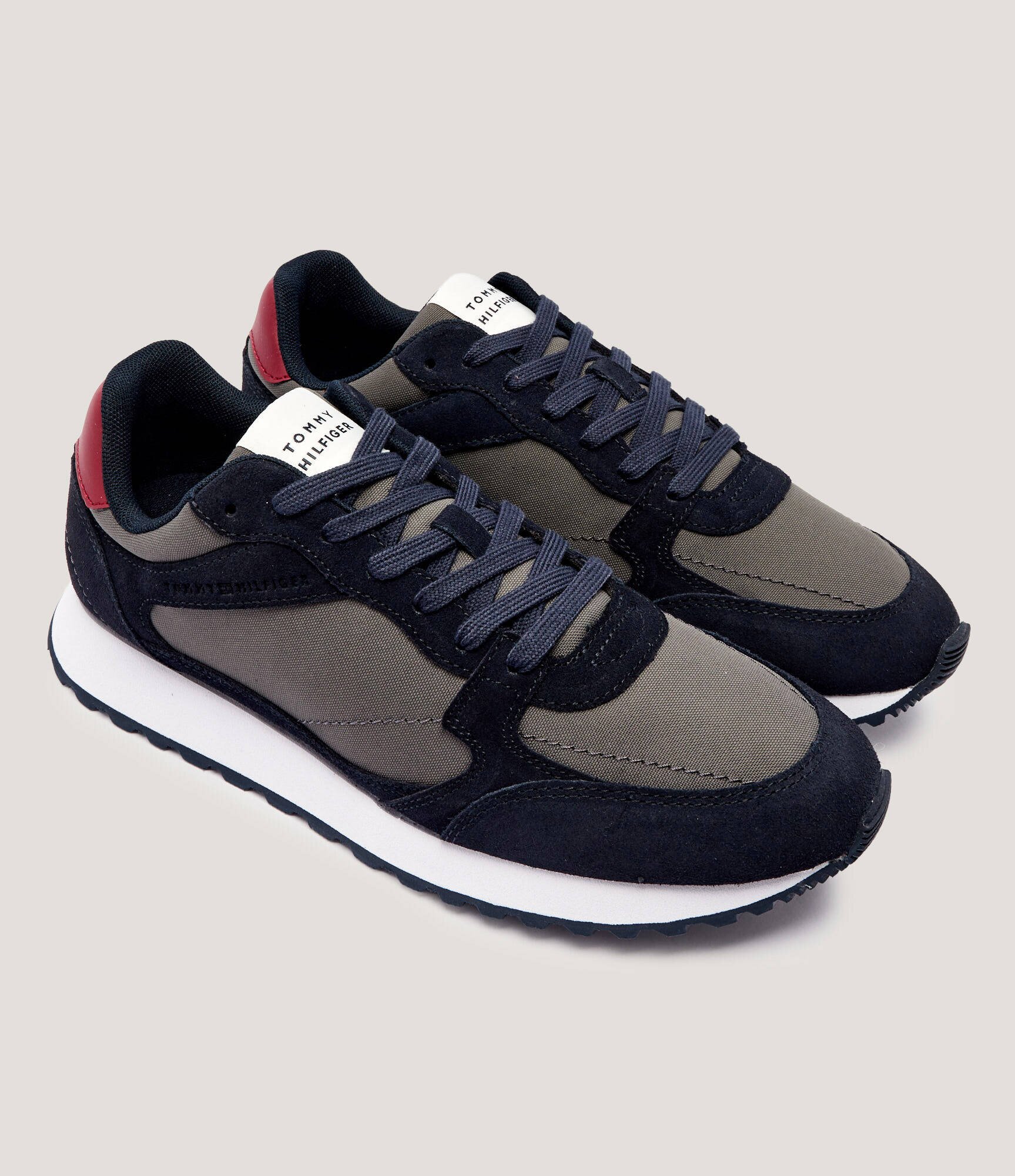 Tommy Hilfiger Sneakers New Runner | piele întoarsă