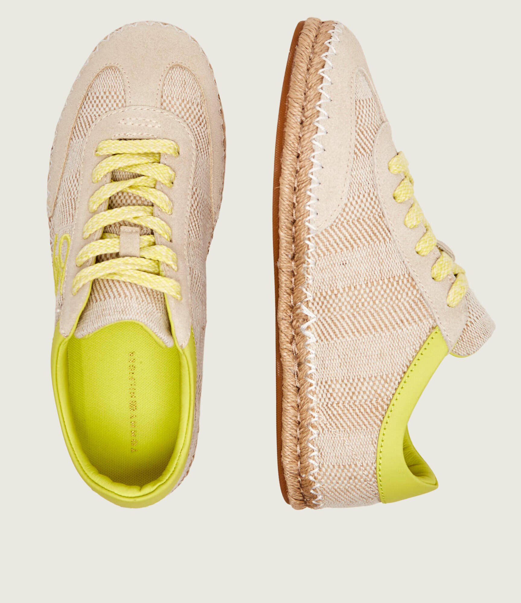 Tommy Hilfiger Sneakers | piele întoarsă | cu adaos de in