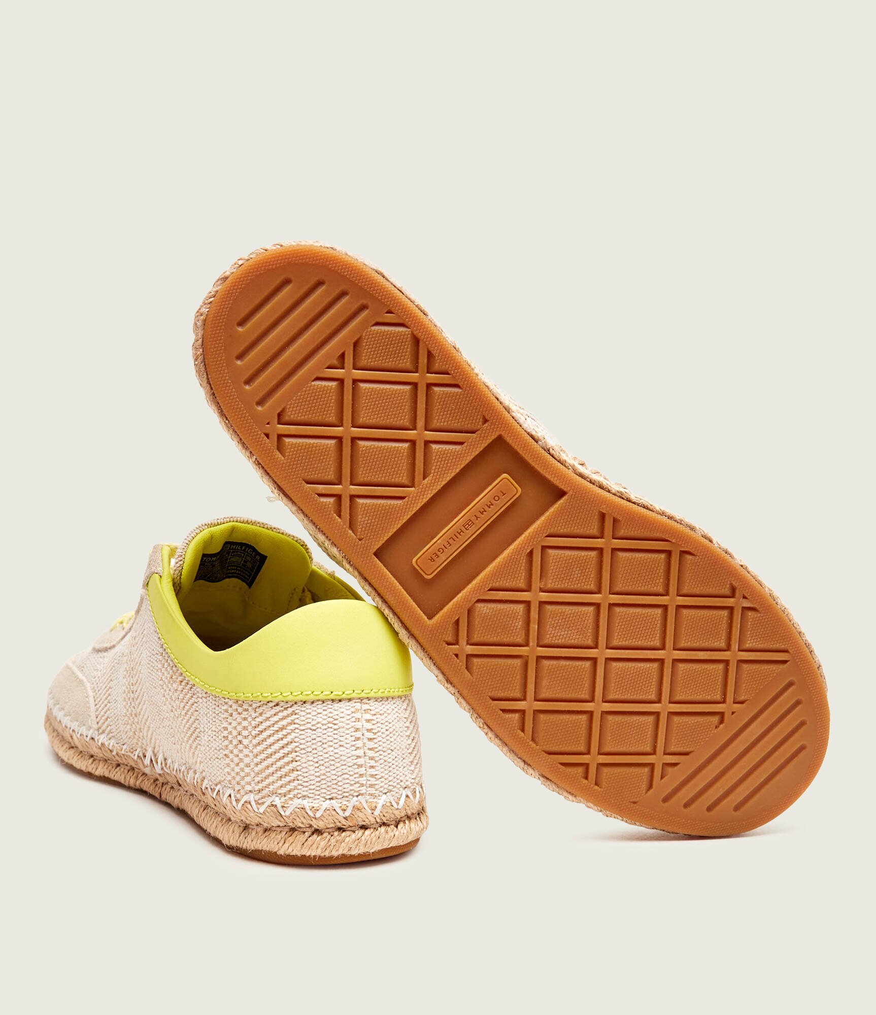 Tommy Hilfiger Sneakers | piele întoarsă | cu adaos de in