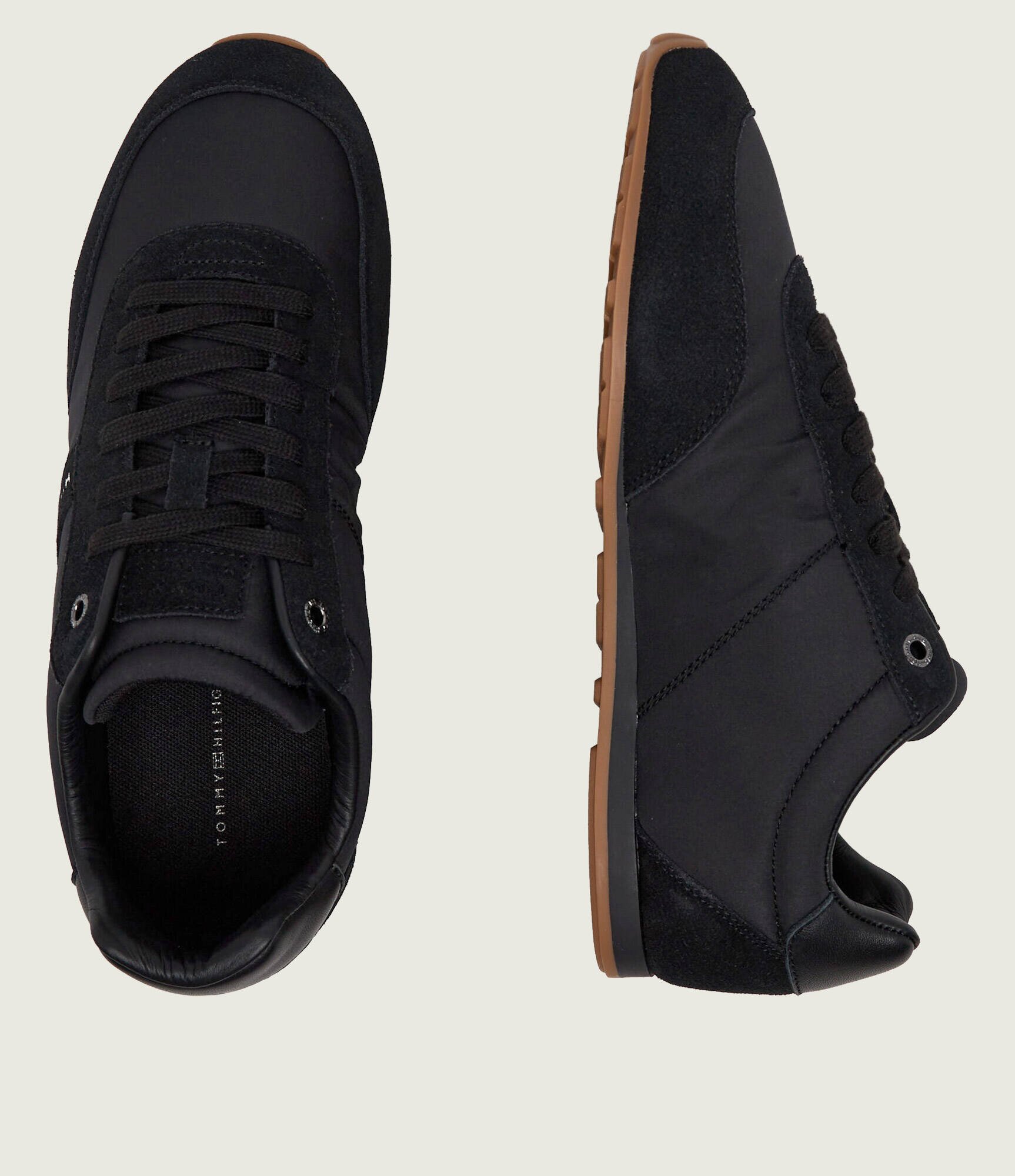 Tommy Hilfiger Sneakers RUN ICON SUMMER MIX | piele întoarsă