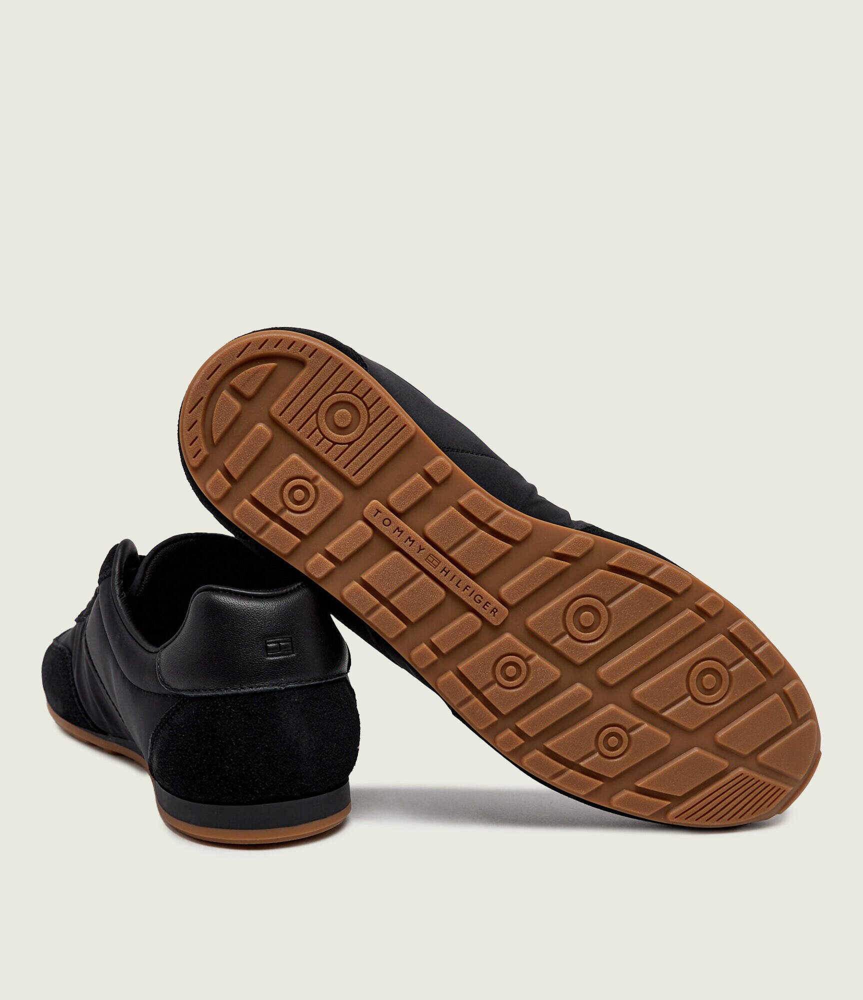 Tommy Hilfiger Sneakers RUN ICON SUMMER MIX | piele întoarsă
