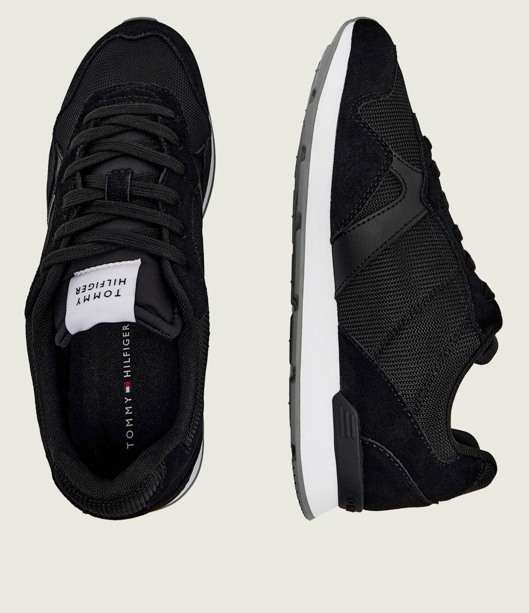 Tommy Hilfiger Sneakers RUNNER ICON MIX | piele întoarsă