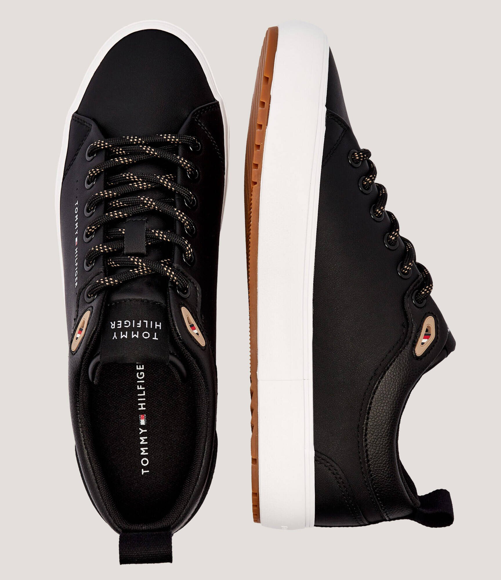 Tommy Hilfiger Sneakers VULC cu adaos de piele