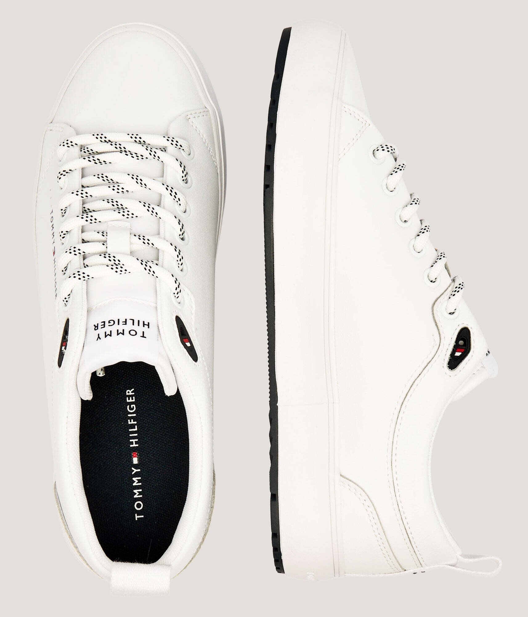 Tommy Hilfiger Sneakers VULC cu adaos de piele