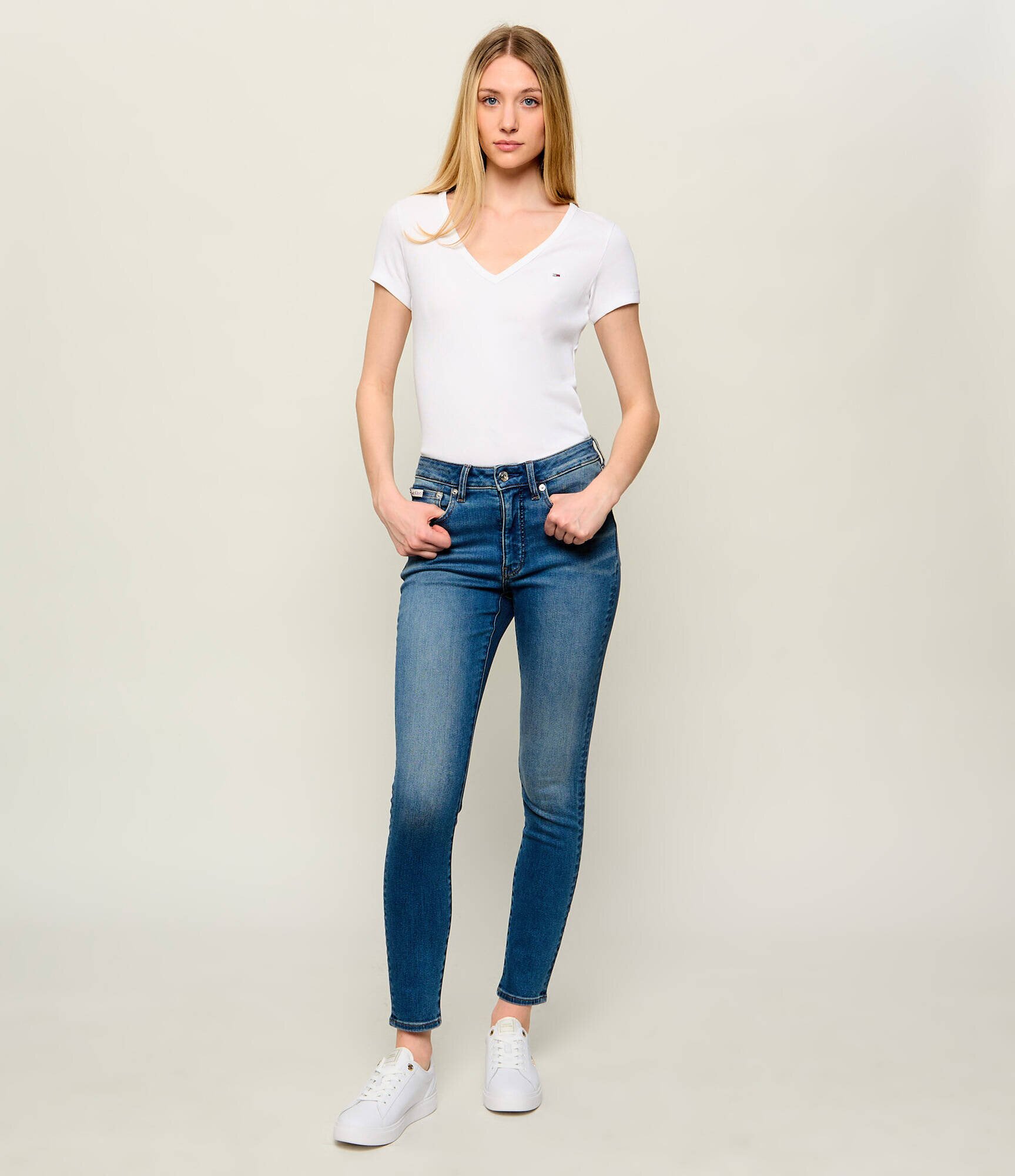 Tommy Hilfiger Teniși din piele