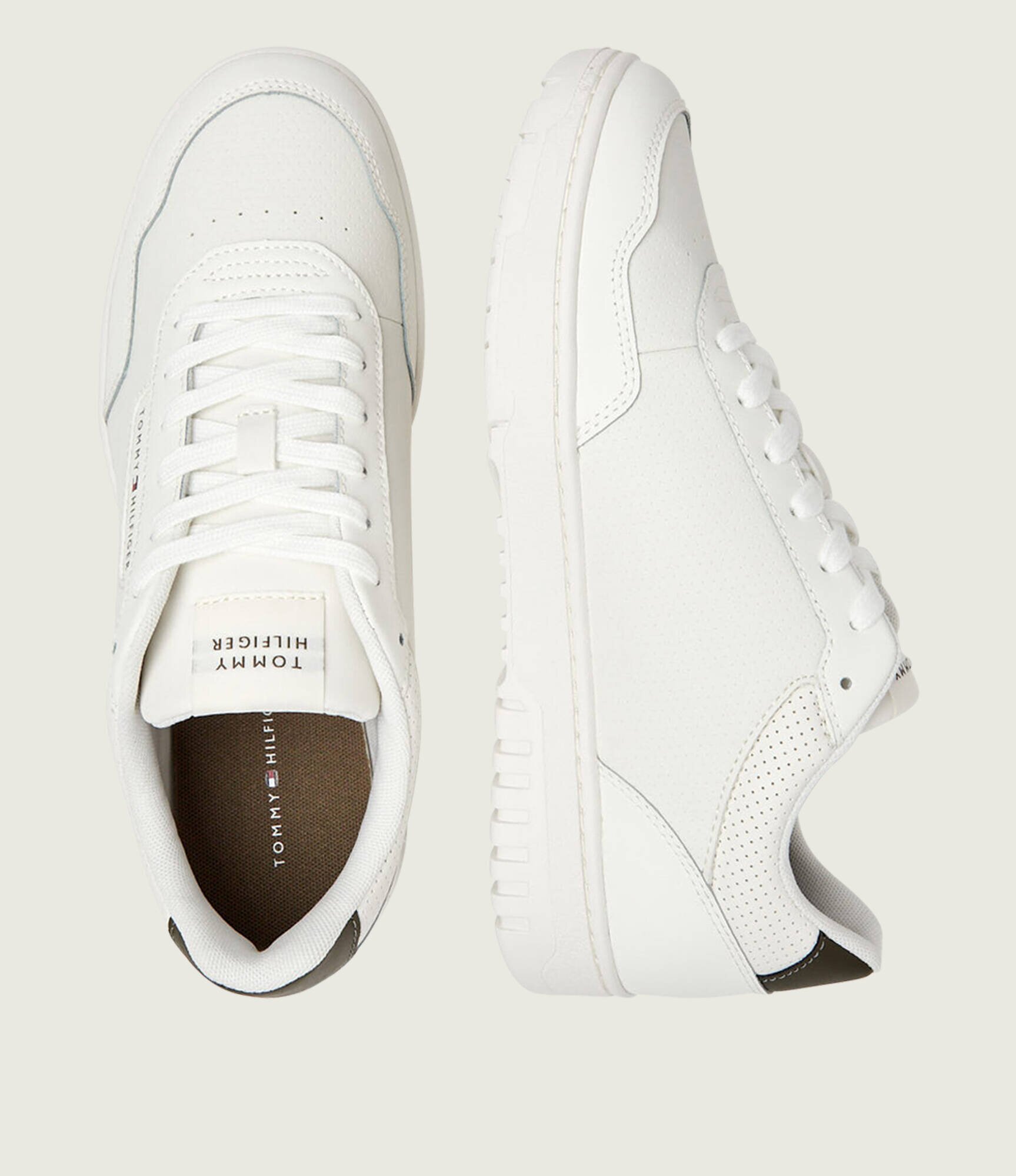 Tommy Hilfiger Teniși din piele Basket Core