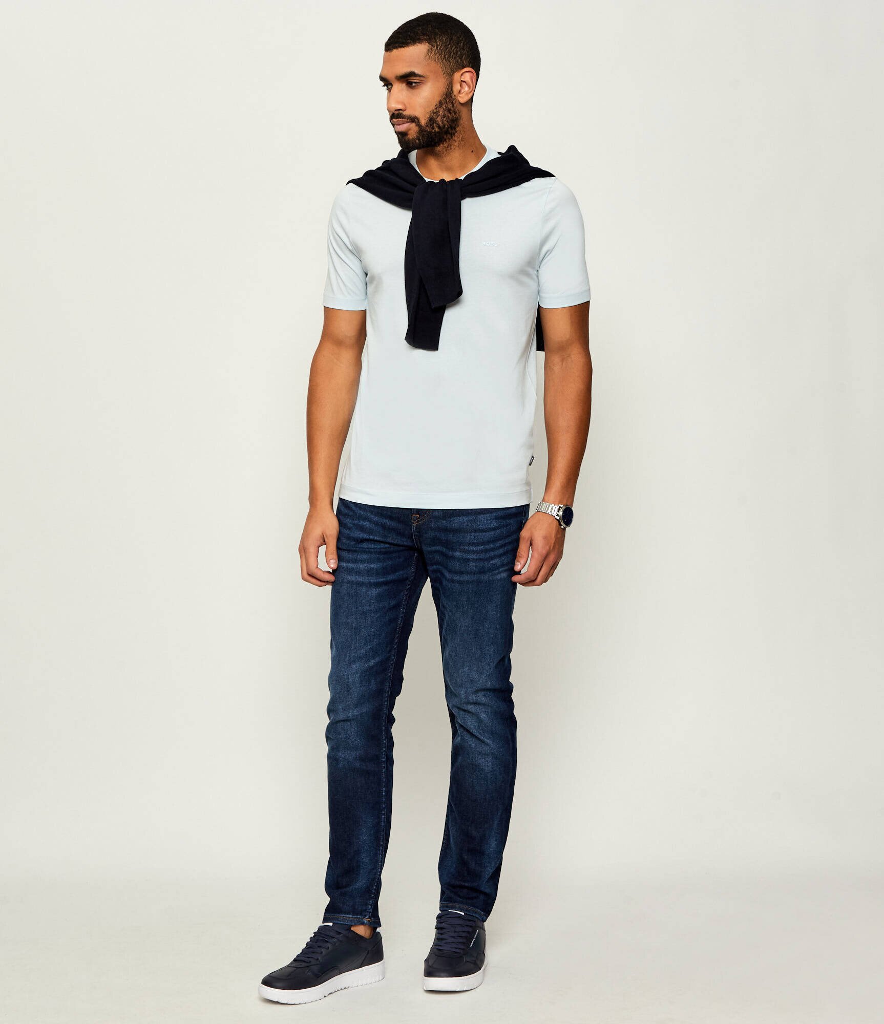 Tommy Hilfiger Teniși din piele BASKET CORE