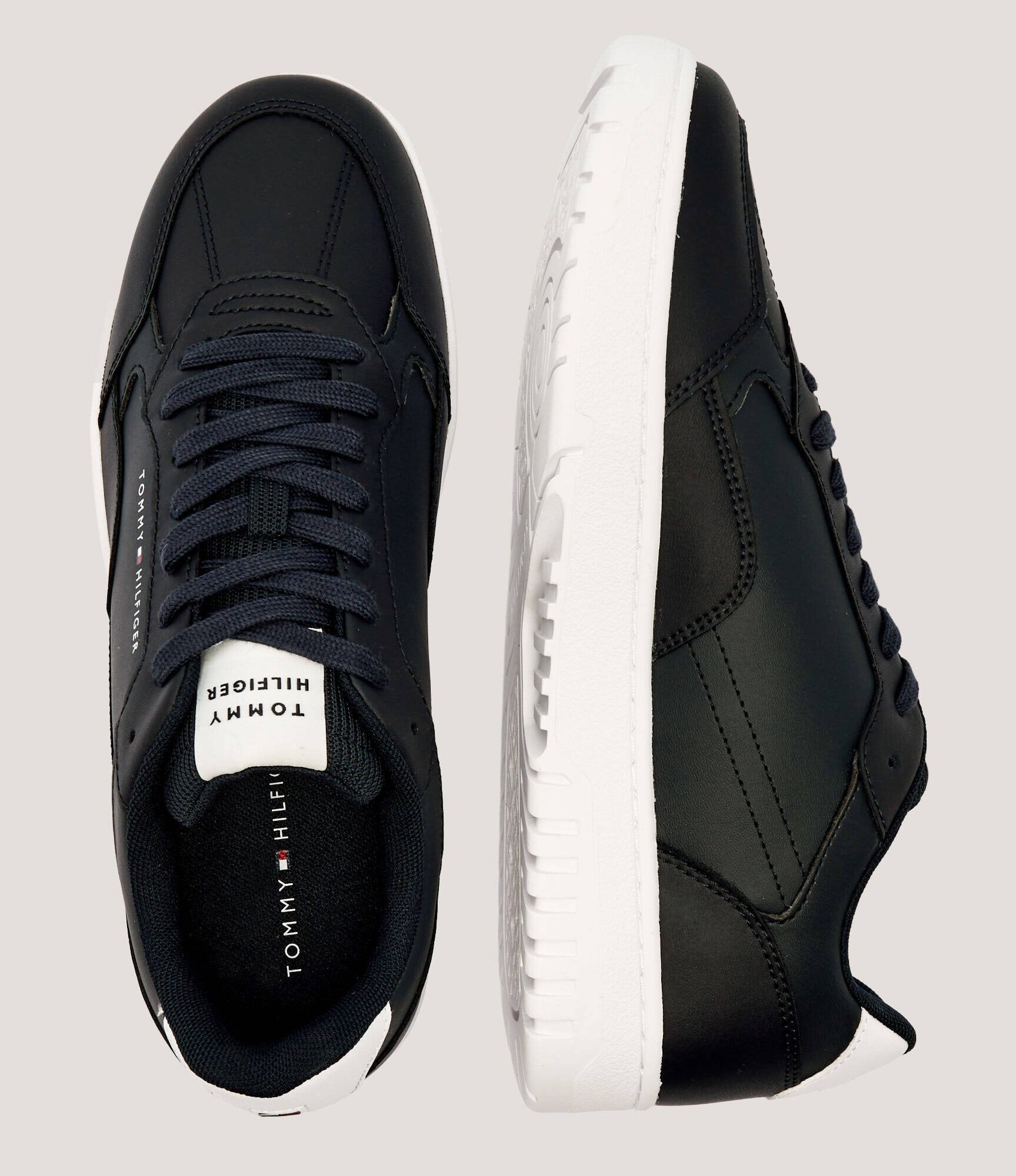 Tommy Hilfiger Teniși din piele BASKET CORE