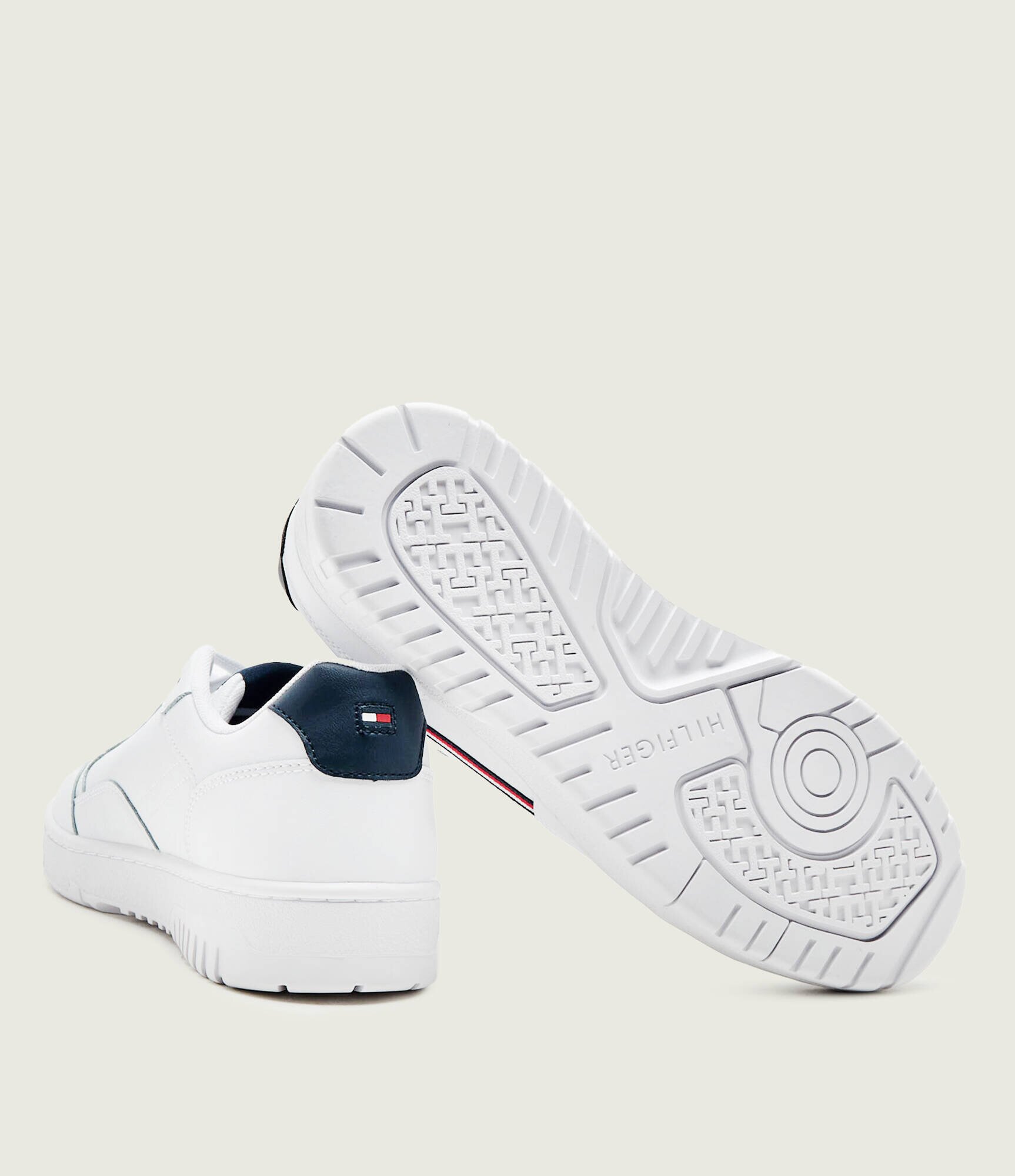 Tommy Hilfiger Teniși din piele Basket Corporate
