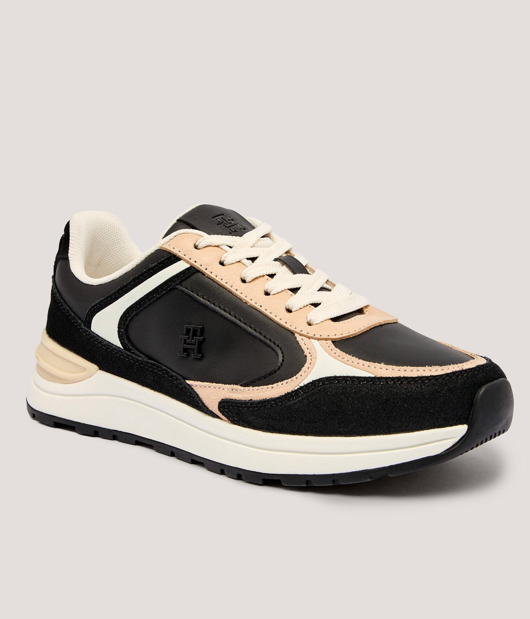 Tommy Hilfiger Teniși din piele casual Fashion Runner | piele întoarsă