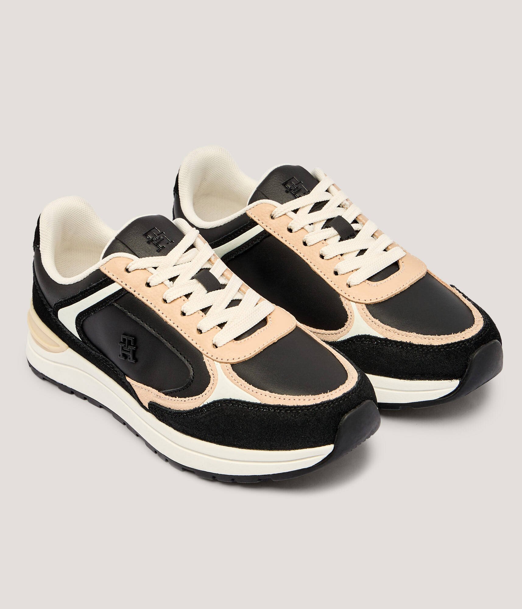 Tommy Hilfiger Teniși din piele casual Fashion Runner | piele întoarsă