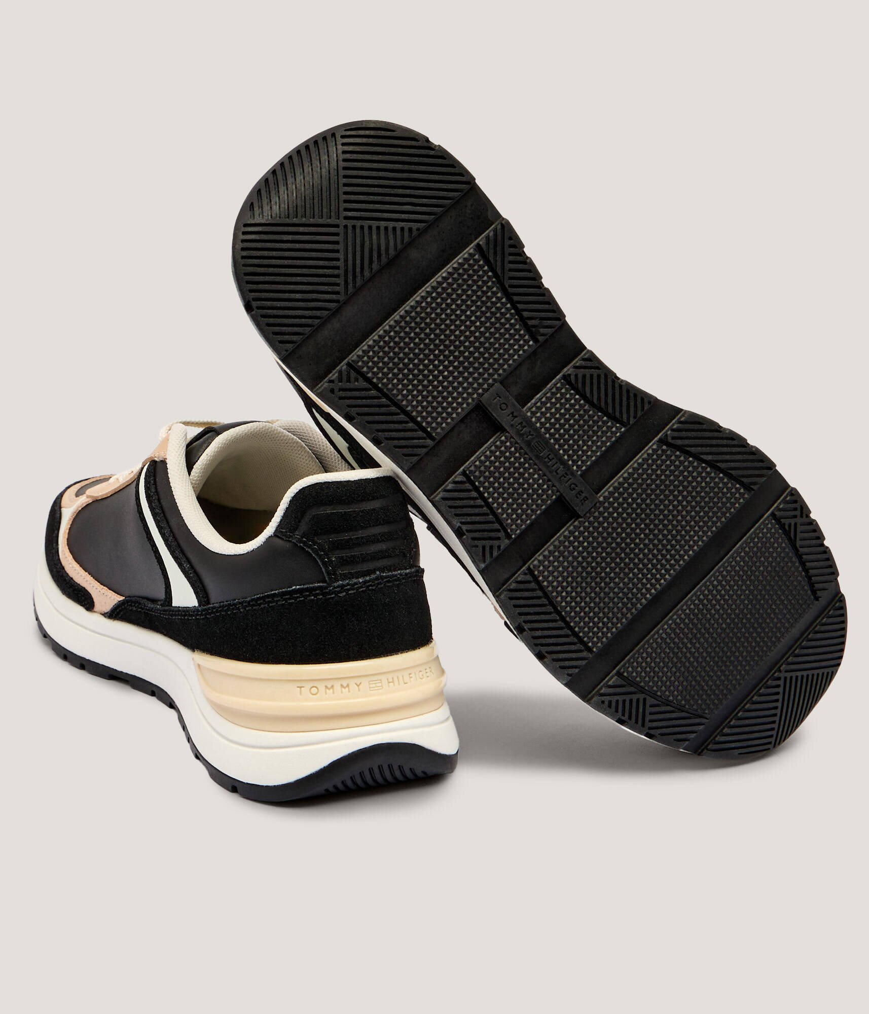 Tommy Hilfiger Teniși din piele casual Fashion Runner | piele întoarsă