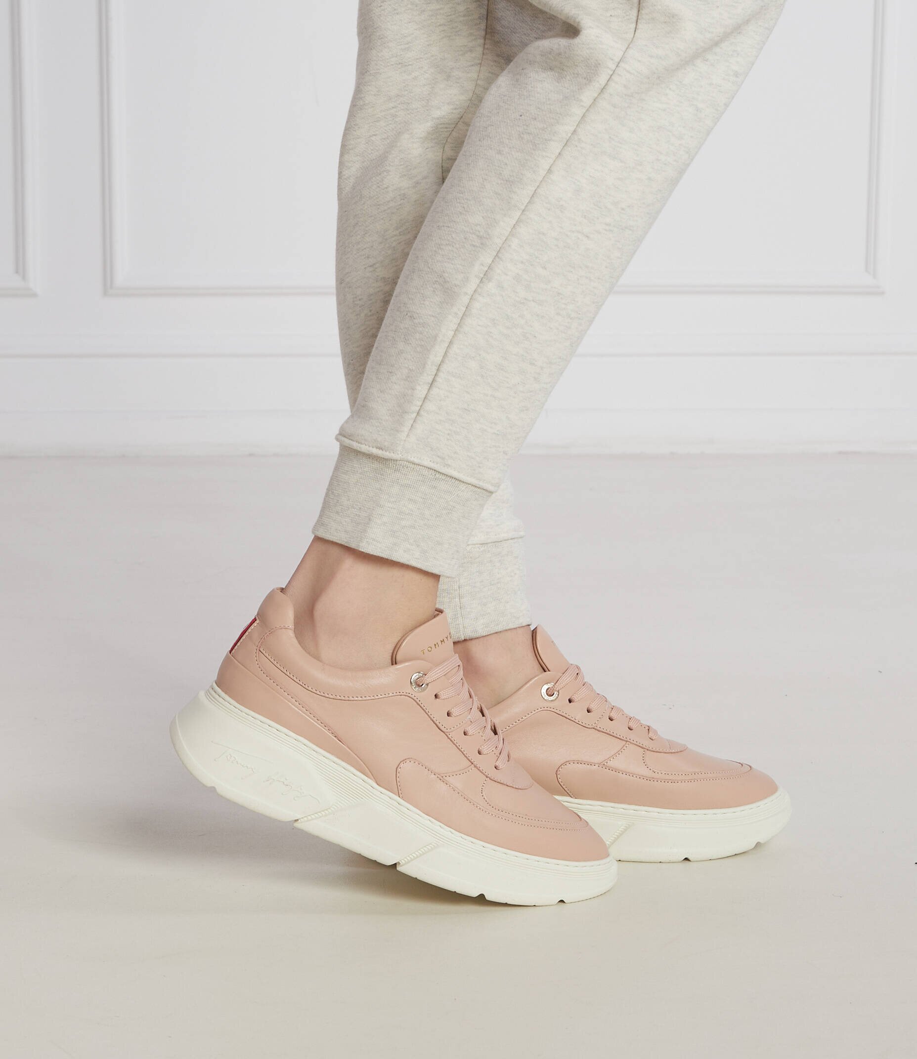 Tommy Hilfiger Teniși din piele Chunky
