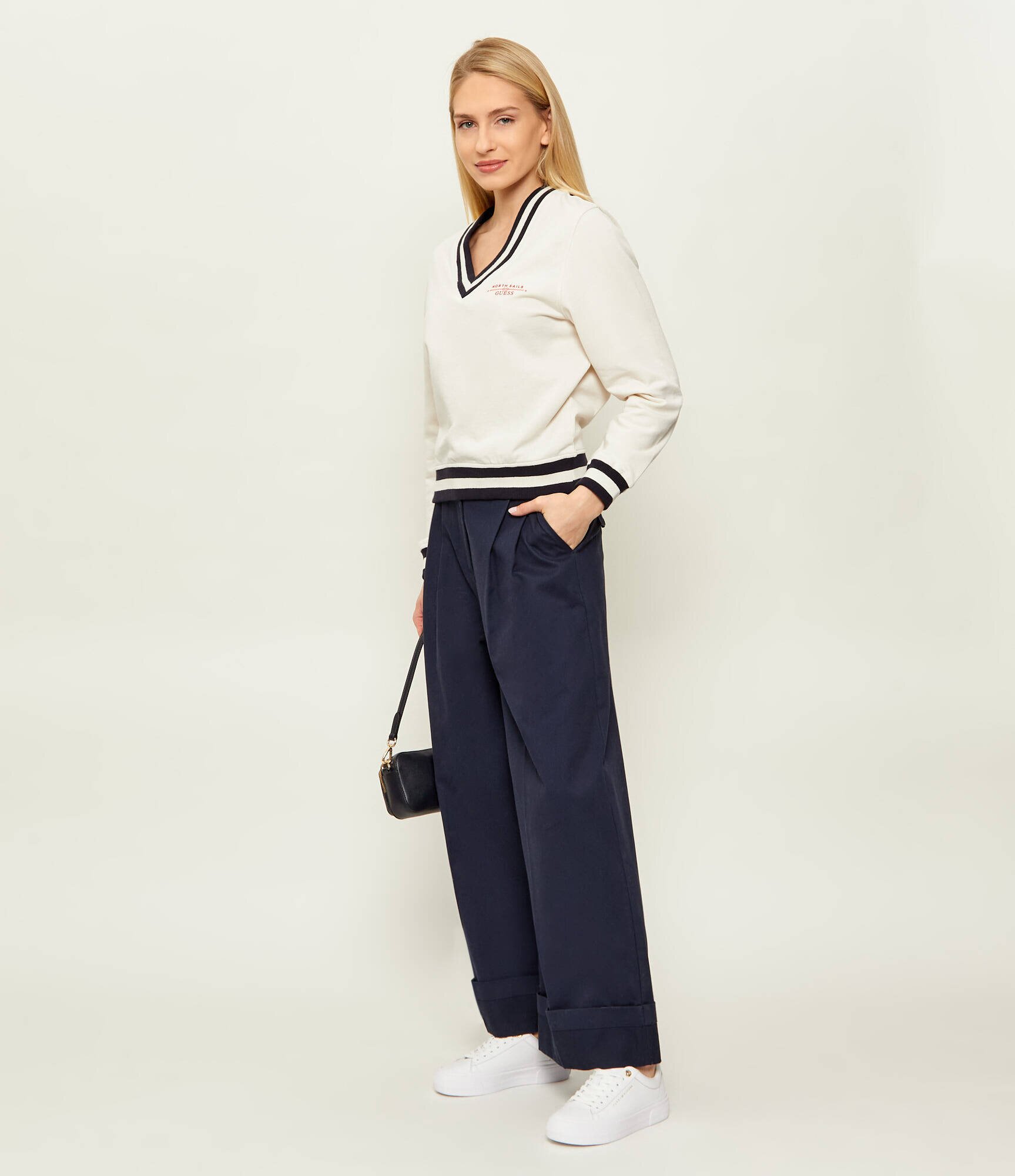Tommy Hilfiger Teniși din piele ESSENTIAL CHIC