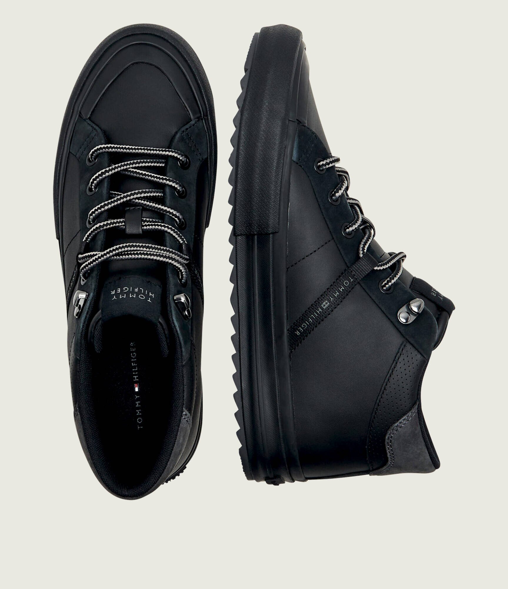 Tommy Hilfiger Teniși din piele Harlem Sreet Cleat Winter