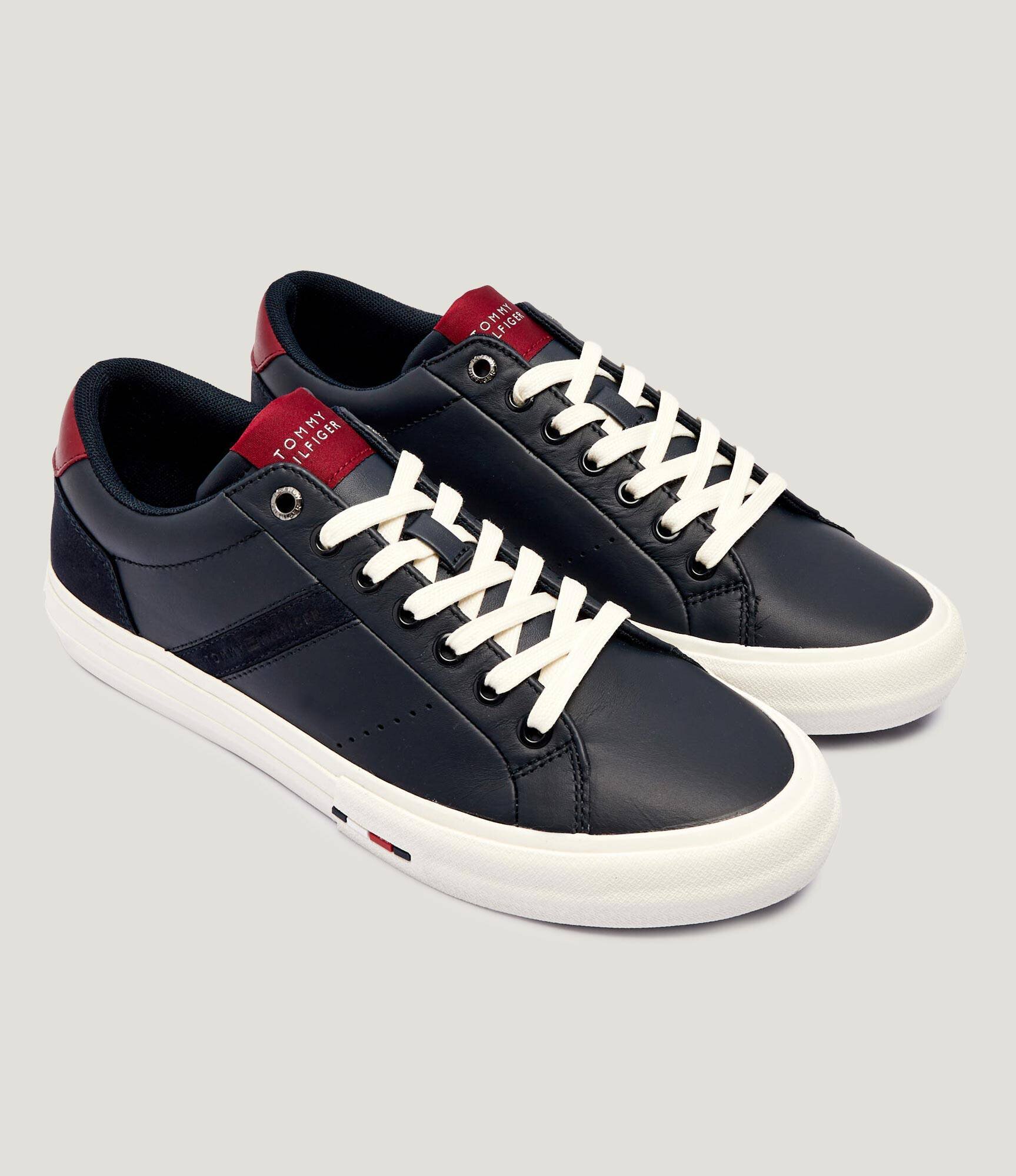 Tommy Hilfiger Teniși din piele HI VULC LTH STREET