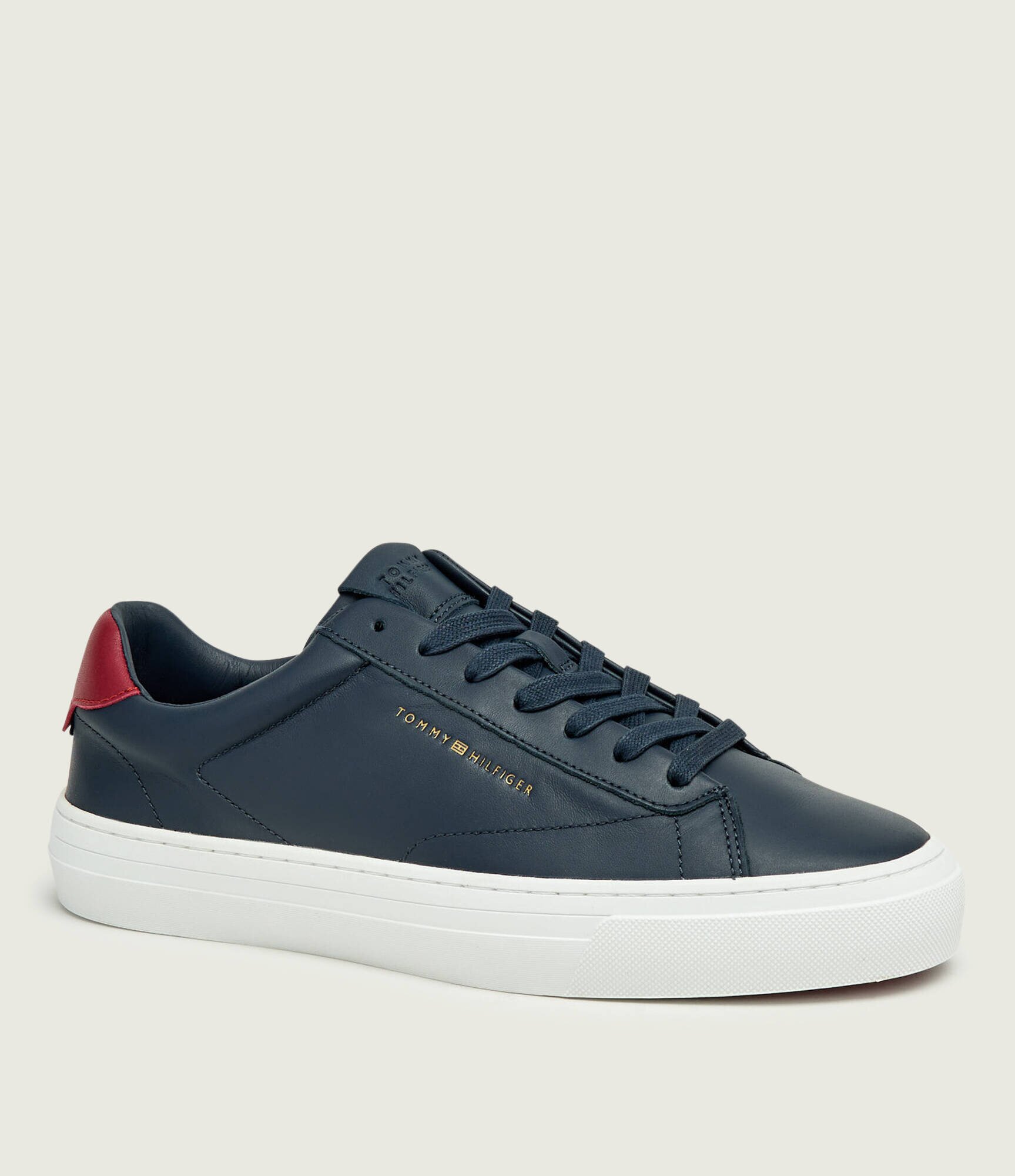 Tommy Hilfiger Teniși din piele PREMIUM DRESS