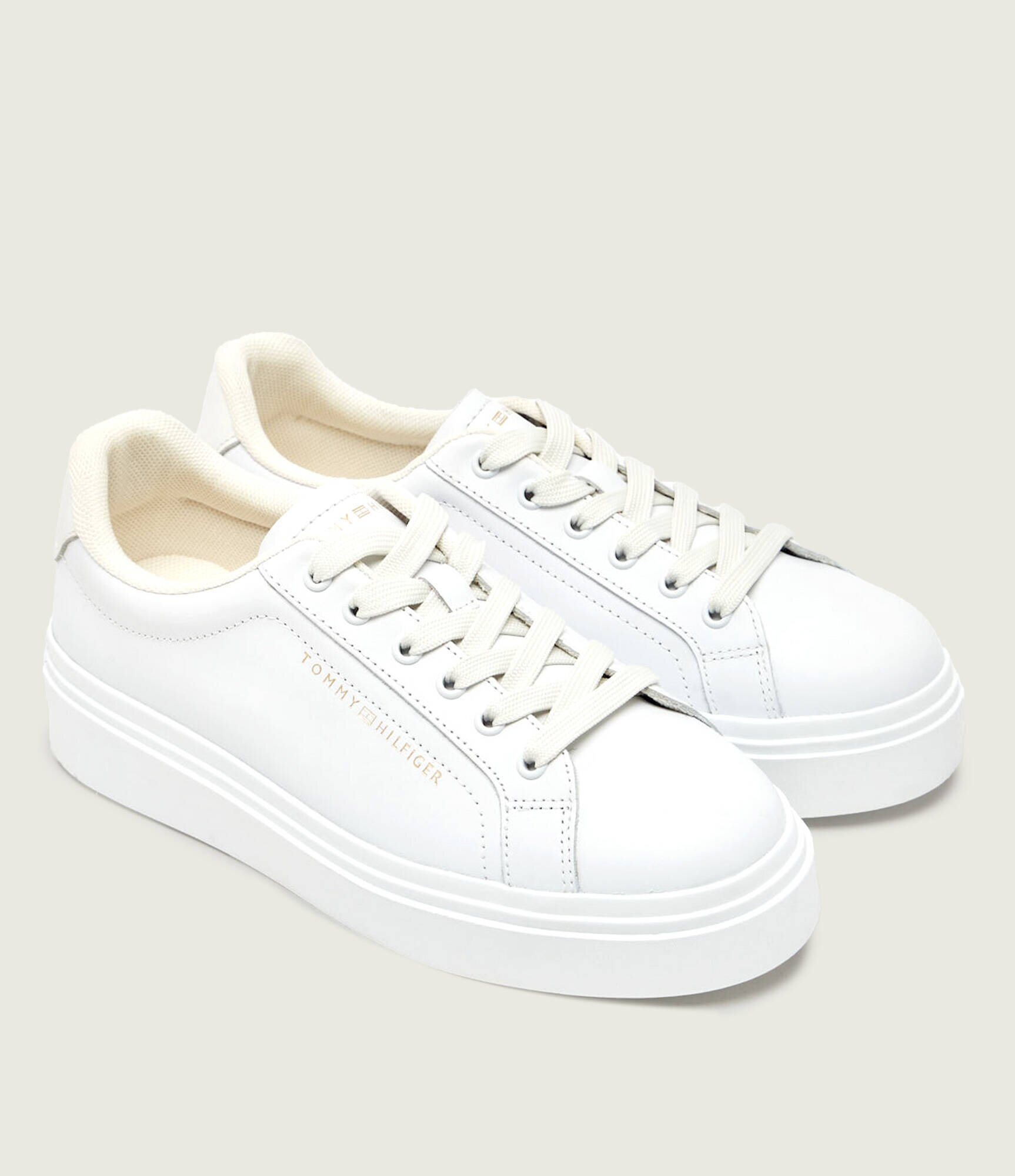 Tommy Hilfiger Teniși din piele TH CHIC