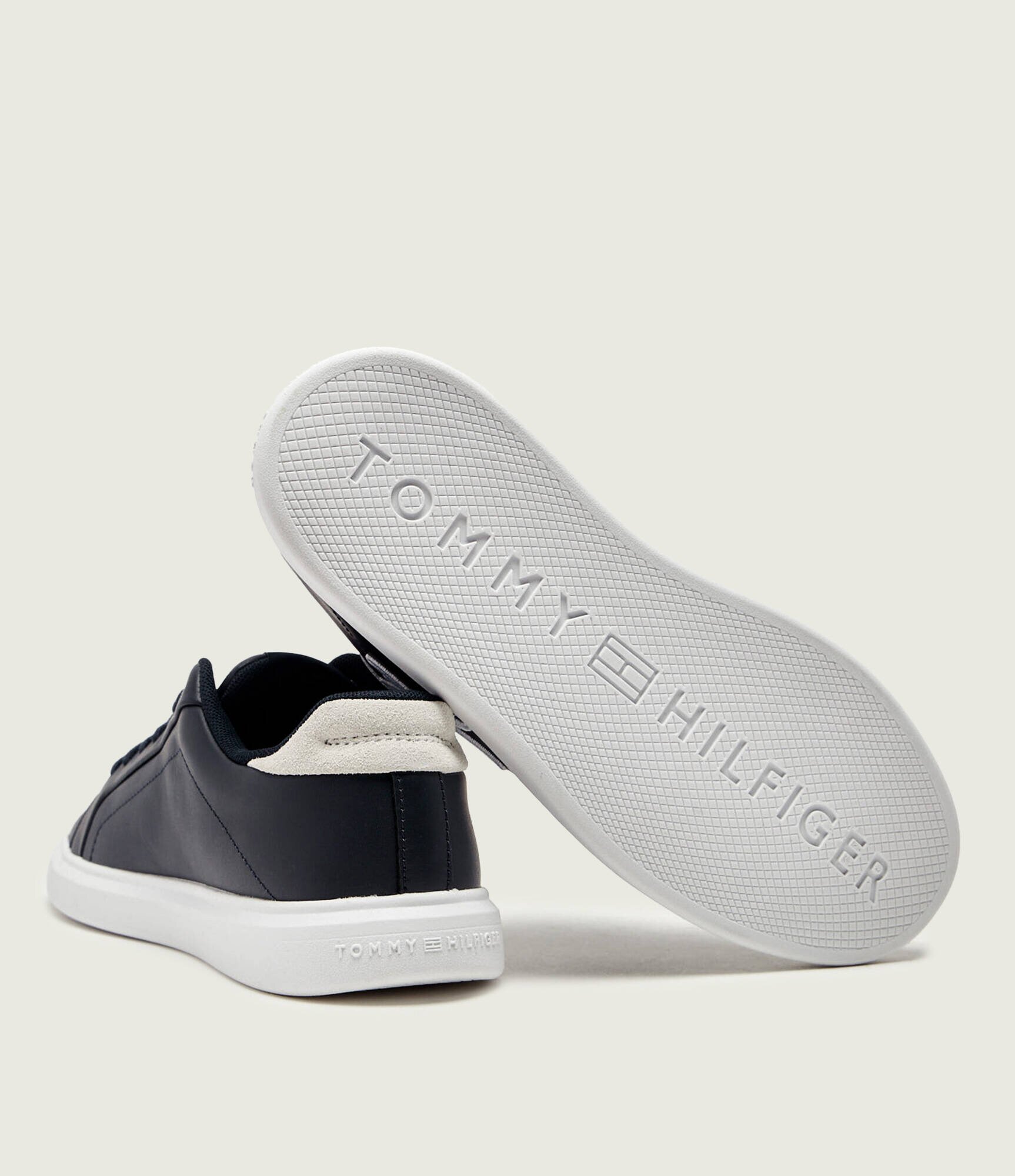 Tommy Hilfiger Teniși din piele TH ICON | piele întoarsă