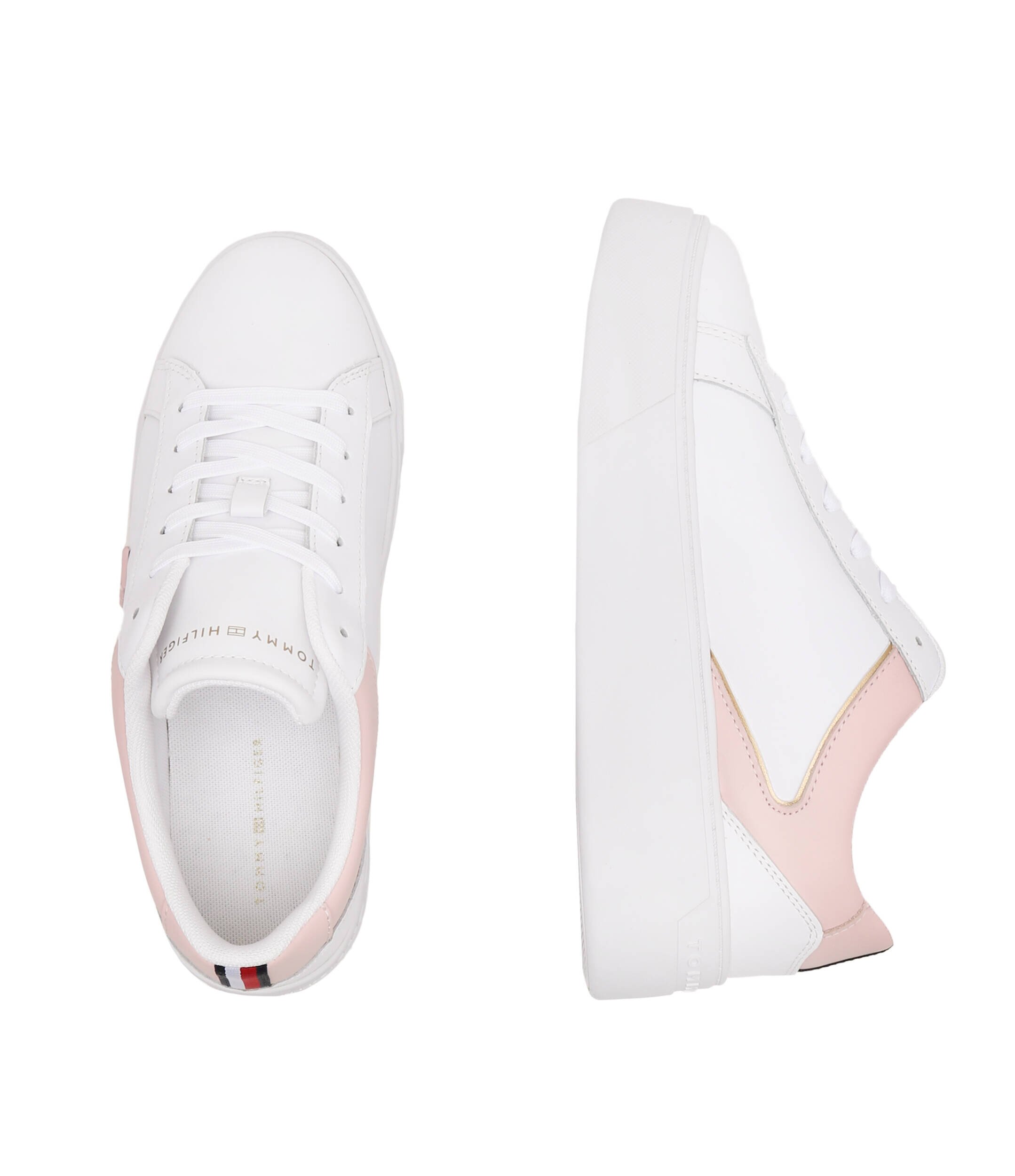 Tommy Hilfiger Teniși din piele TH Platform Court