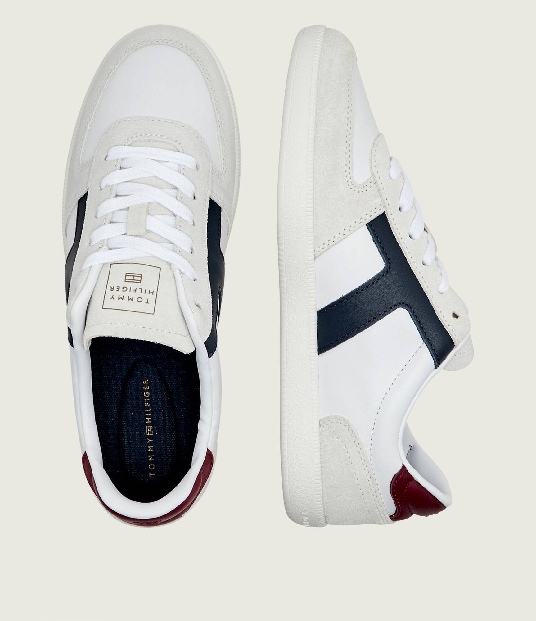 Tommy Hilfiger Teniși din piele Tribeca | piele întoarsă