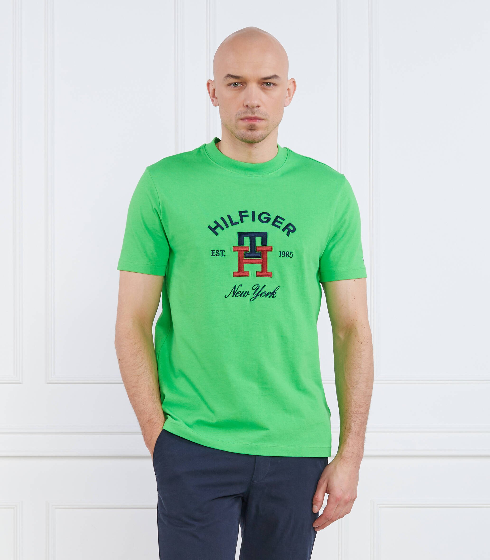 Tommy Hilfiger Tricou CURVED MONOGRAM | Regular Fit