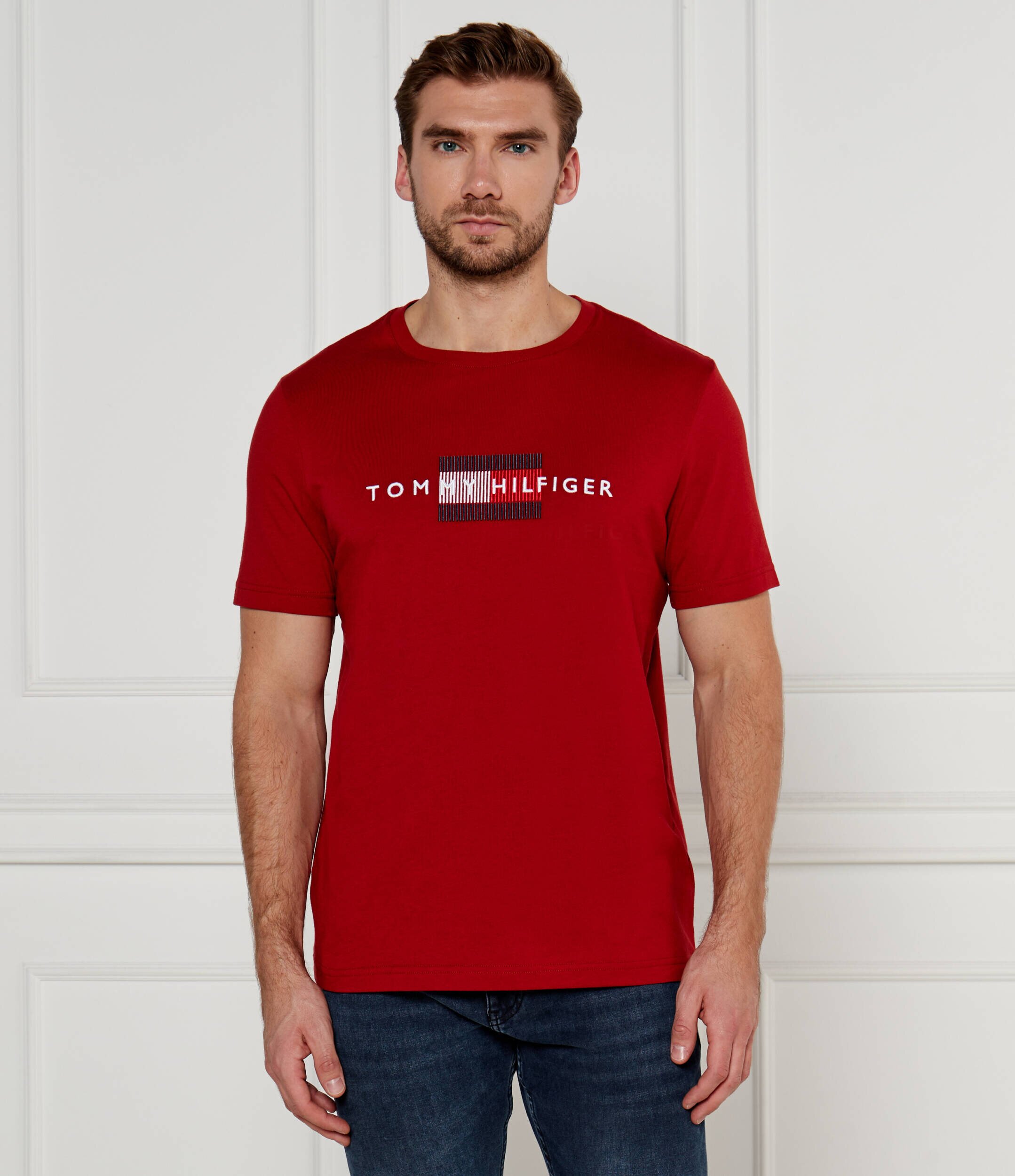 Tommy Hilfiger Tricou FLAG EMBRO | Regular Fit