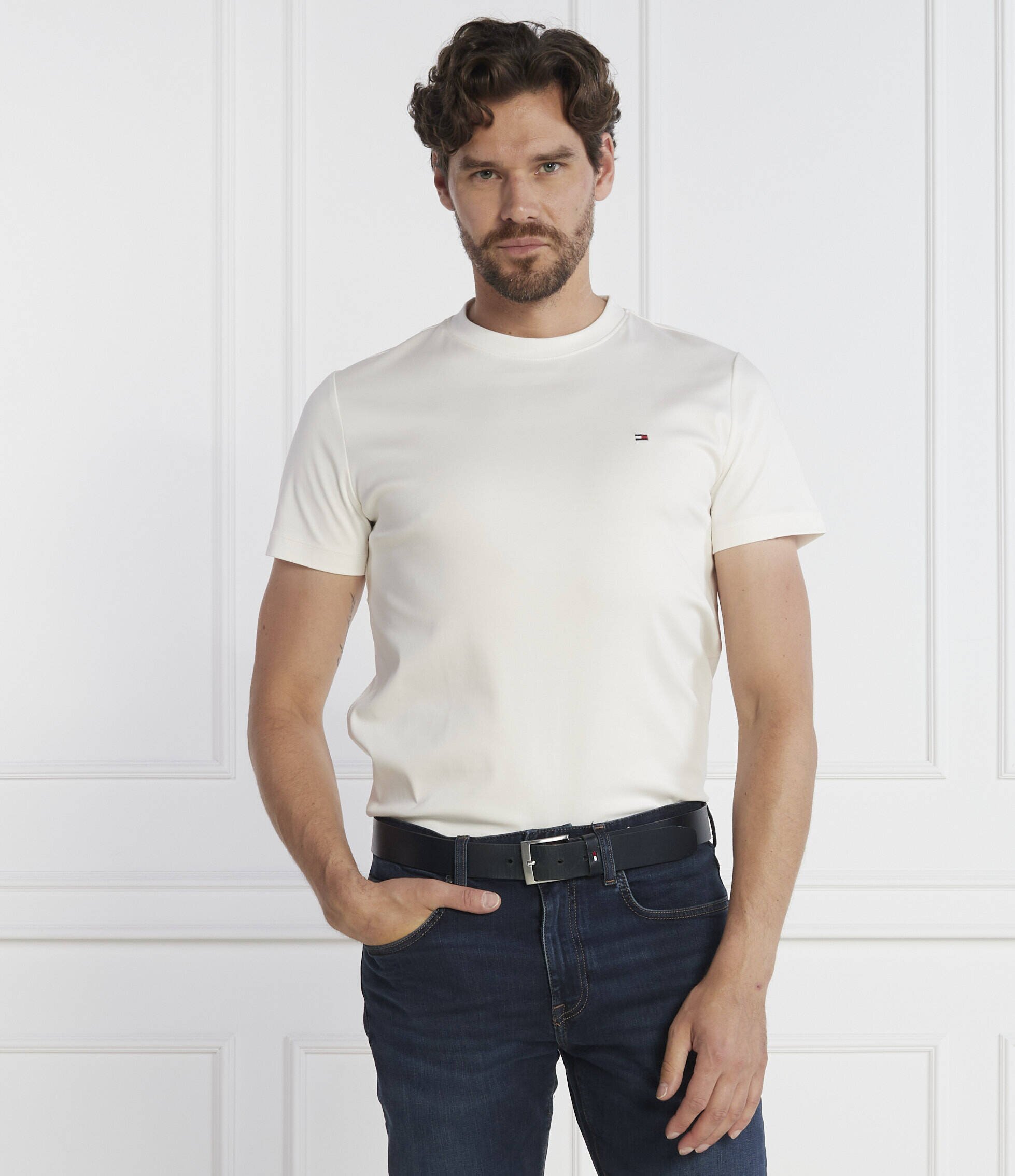 Tommy Hilfiger Tricou LUXURY INTERLOCK | Regular Fit